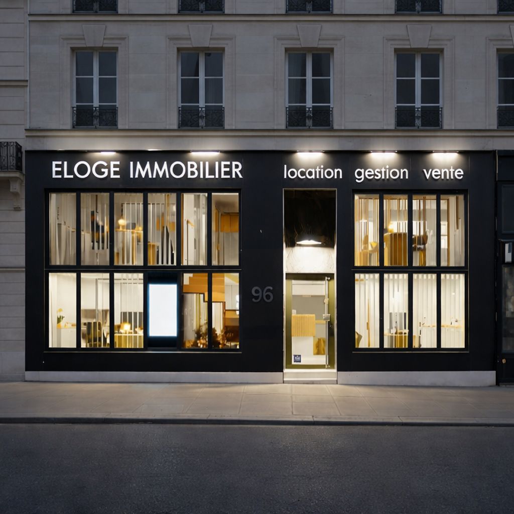 Devanture Eloge Immobilier