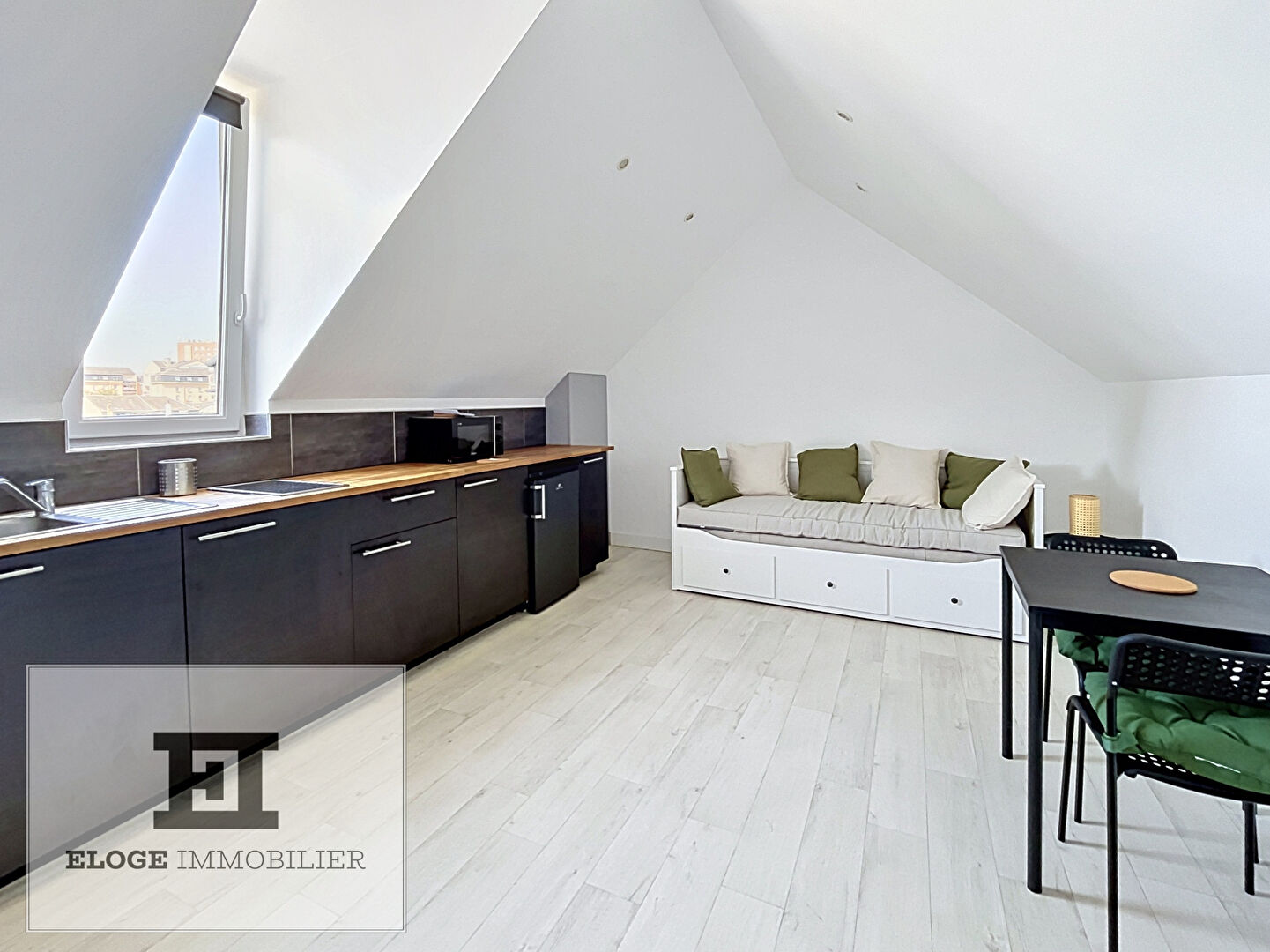 Appartement 1 pièce meublé de 18m² (14m² en Carrez) - Rouen gauche - Jardin des Plantes