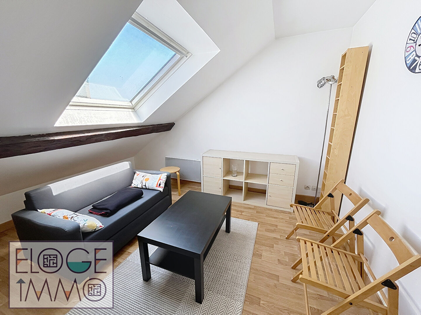 Appartement 2 pièces meublé de 48m² au sol (26m² en Carrez) - Rouen droite - Secteur rue du Renard / Cauchoise