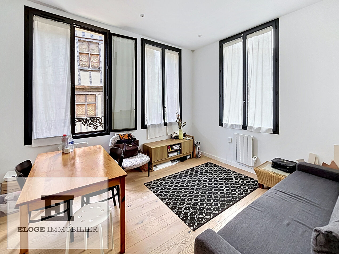 Appartement 2 pièces de 30m² en très bon état - Rouen droite - Secteur Rue eau de Robec