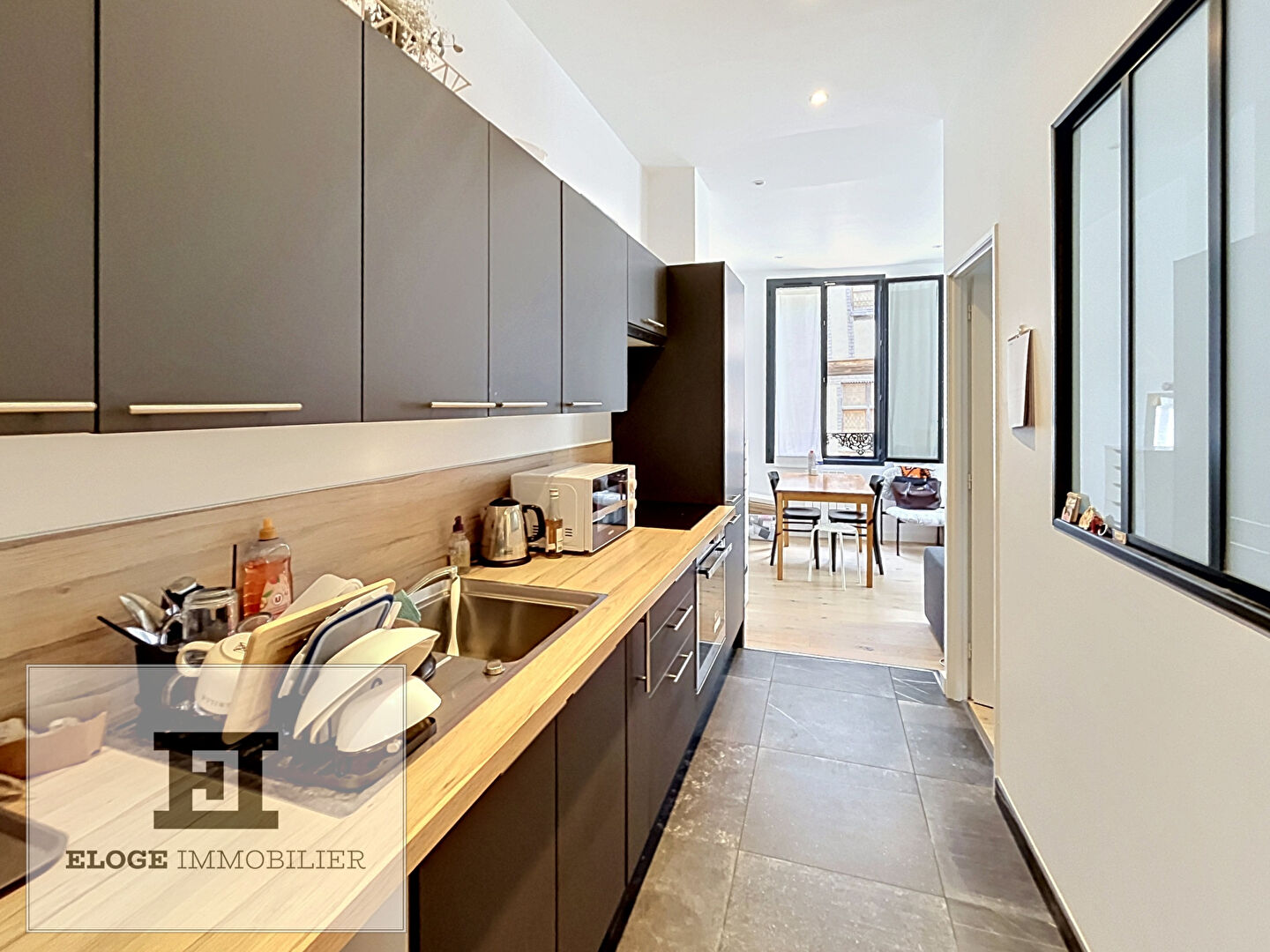 Appartement 2 pièces de 30m² en très bon état - Rouen droite - Secteur Rue eau de Robec