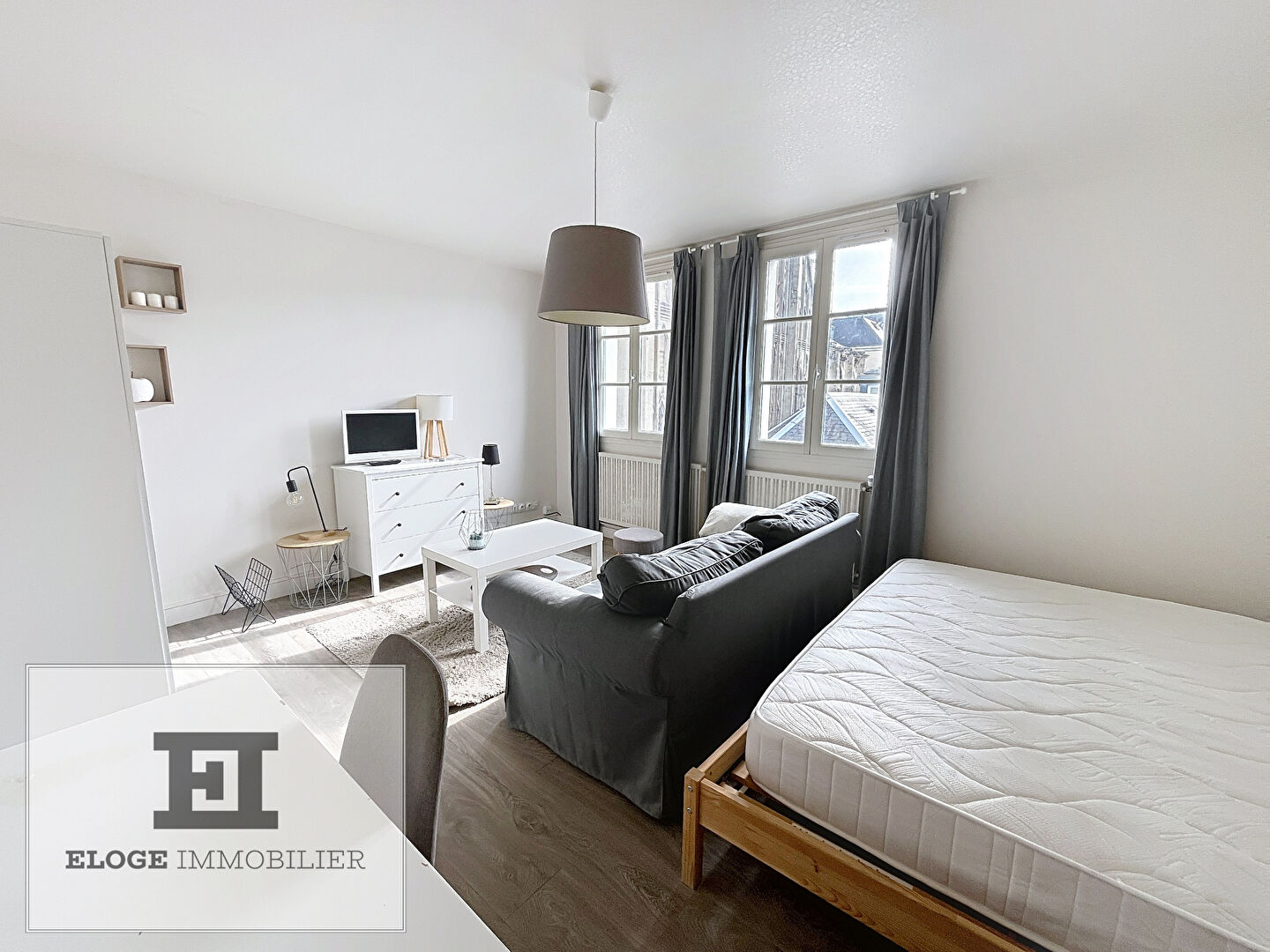 Appartement 1 pièce meublé de 30m² - Rouen droite - Secteur St Nicaise / Hôtel de Ville