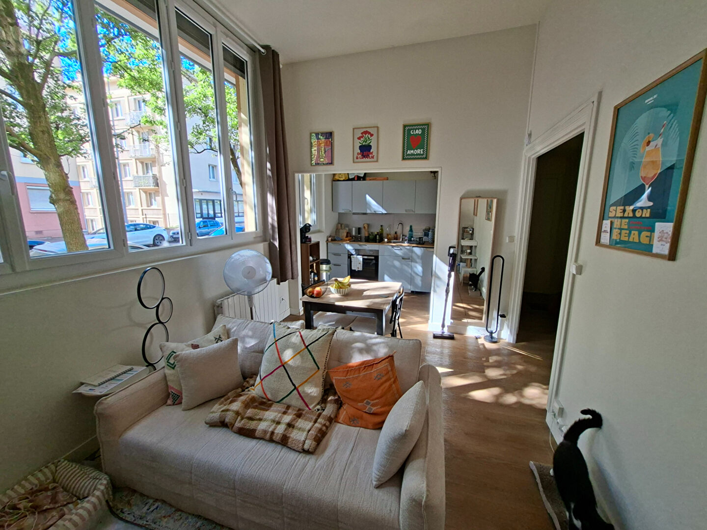 Appartement Rouen T2 42 m2 quais de seine
