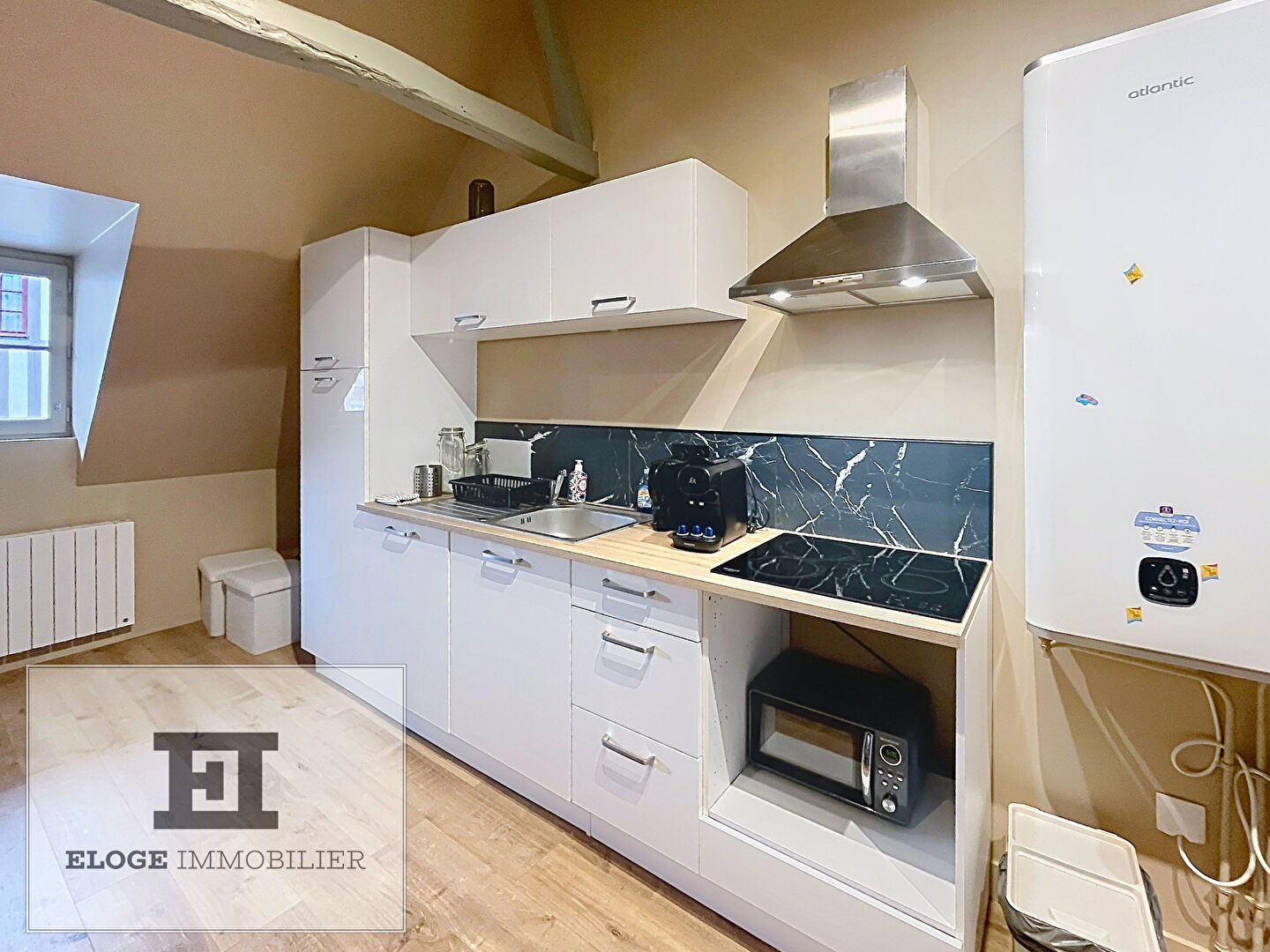 Appartement F1bis en duplex meublé de 30m² (25m² en Carrez) - Rouen droite - Rue Eau de Robec
