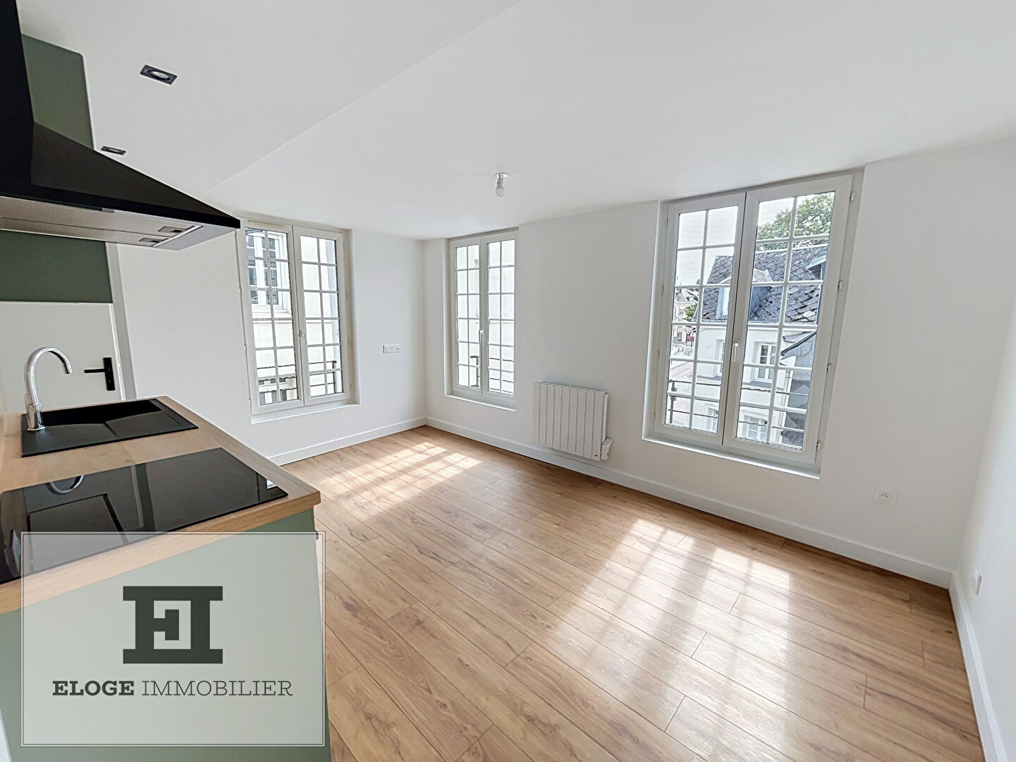 Appartement F1bis de 27m² entièrement rénové - Rouen droite - Secteur Place Beauvoisine