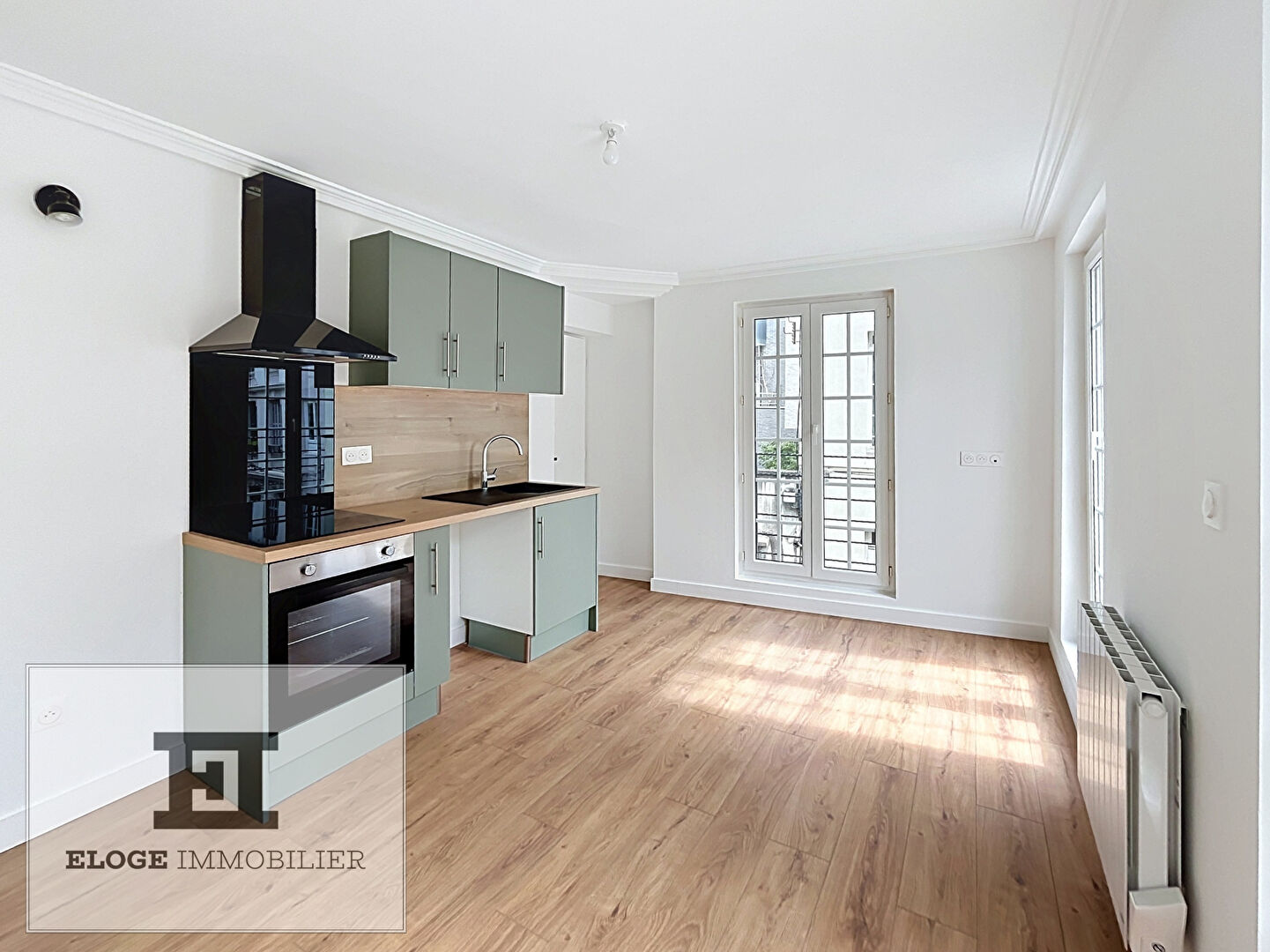 Appartement F1bis de 27m² entièrement rénové avec terrasse - Rouen droite - Secteur Place Beauvoisine