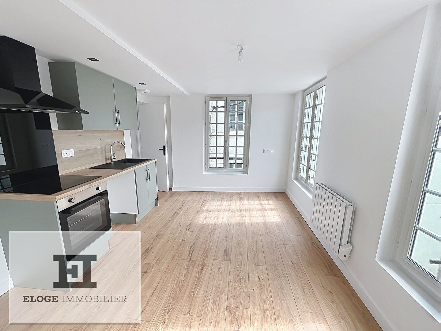 Appartement F1bis de 27m² entièrement rénové - Rouen droite - Secteur Place Beauvoisine