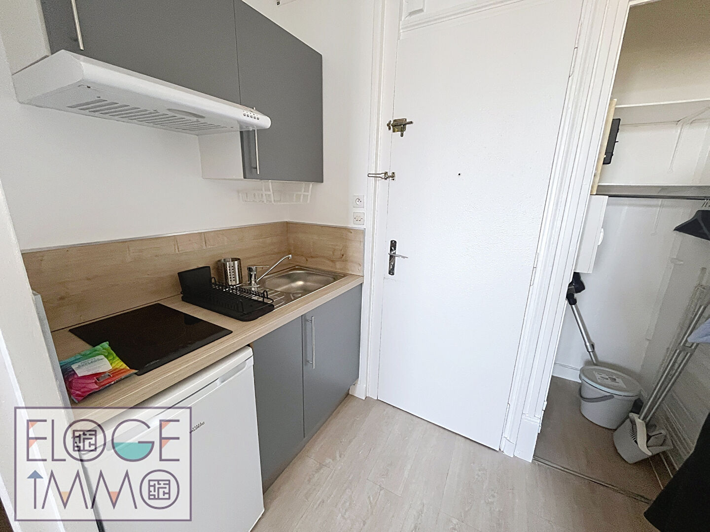 Appartement 1 pièce meublé de 21m² - Rouen droite - Secteur Préfecture / Boulevard des Belges