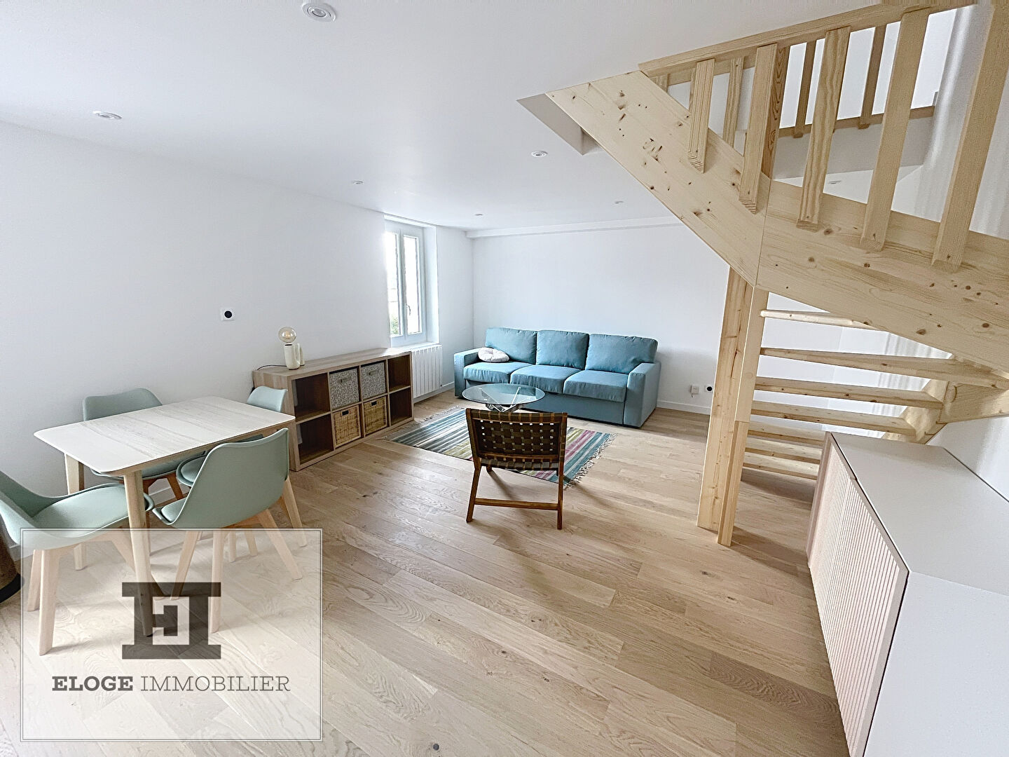 Appartement 2 pièces meublé en très bon état de 40m² en duplex - Rouen droite - Secteur Beauvoisine / Boulingrin