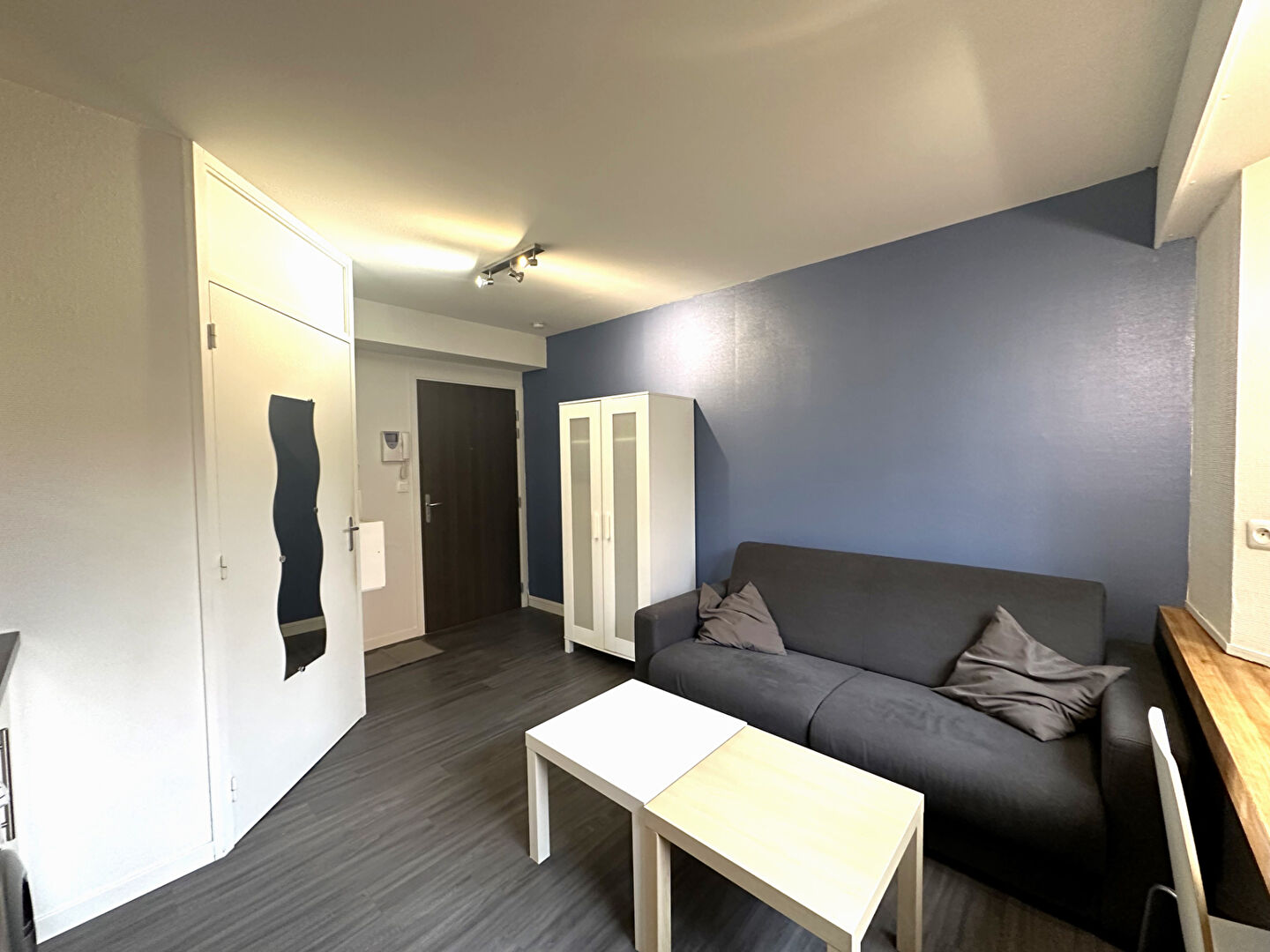 Appartement 1 pièce meublé - Rouen droite - Secteur Gare de Rouen