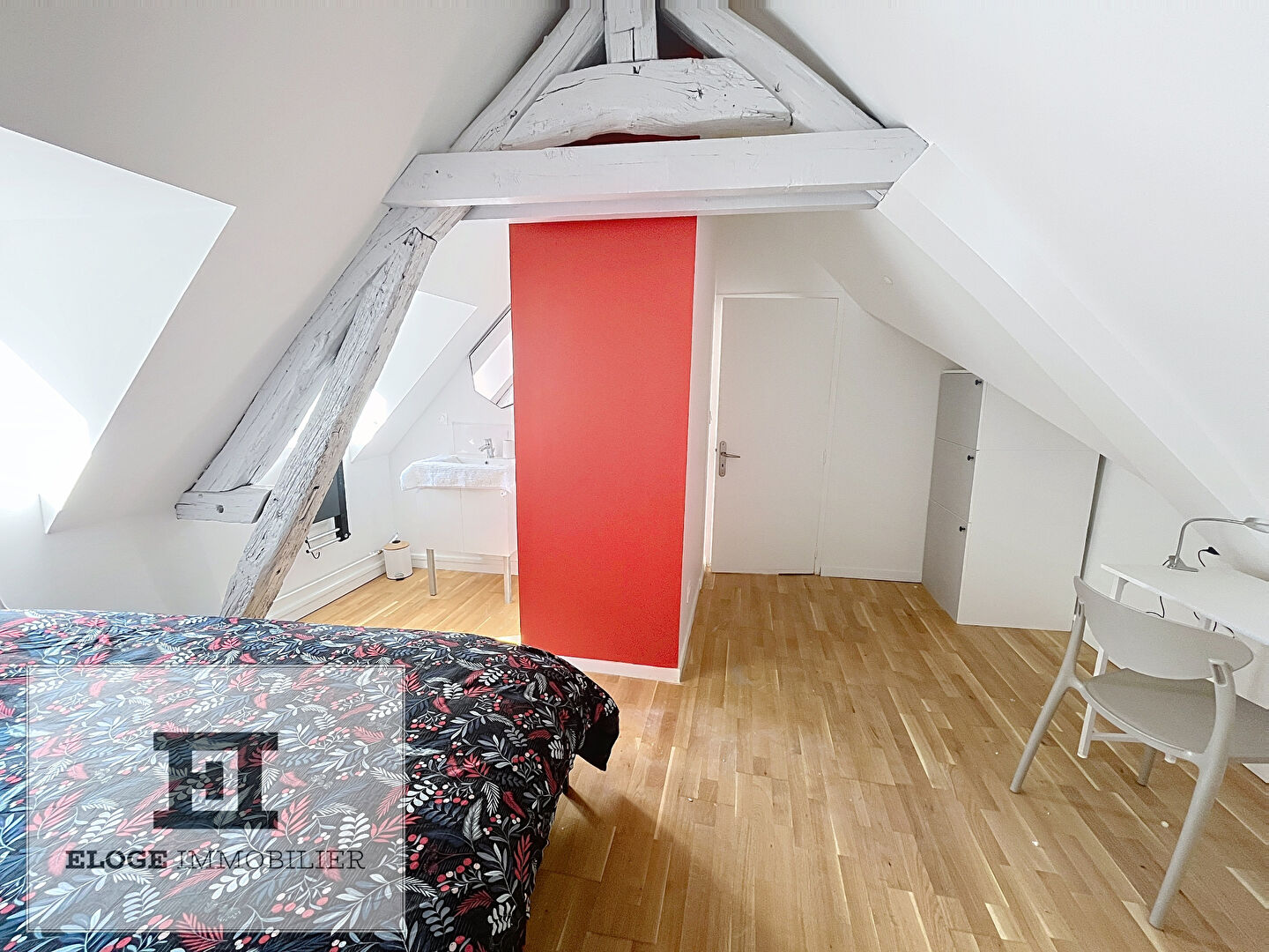 Appartement 4 pièces meublé de 65m² (80m² au sol) - Rouen droite - Secteur Place Beauvoisine
