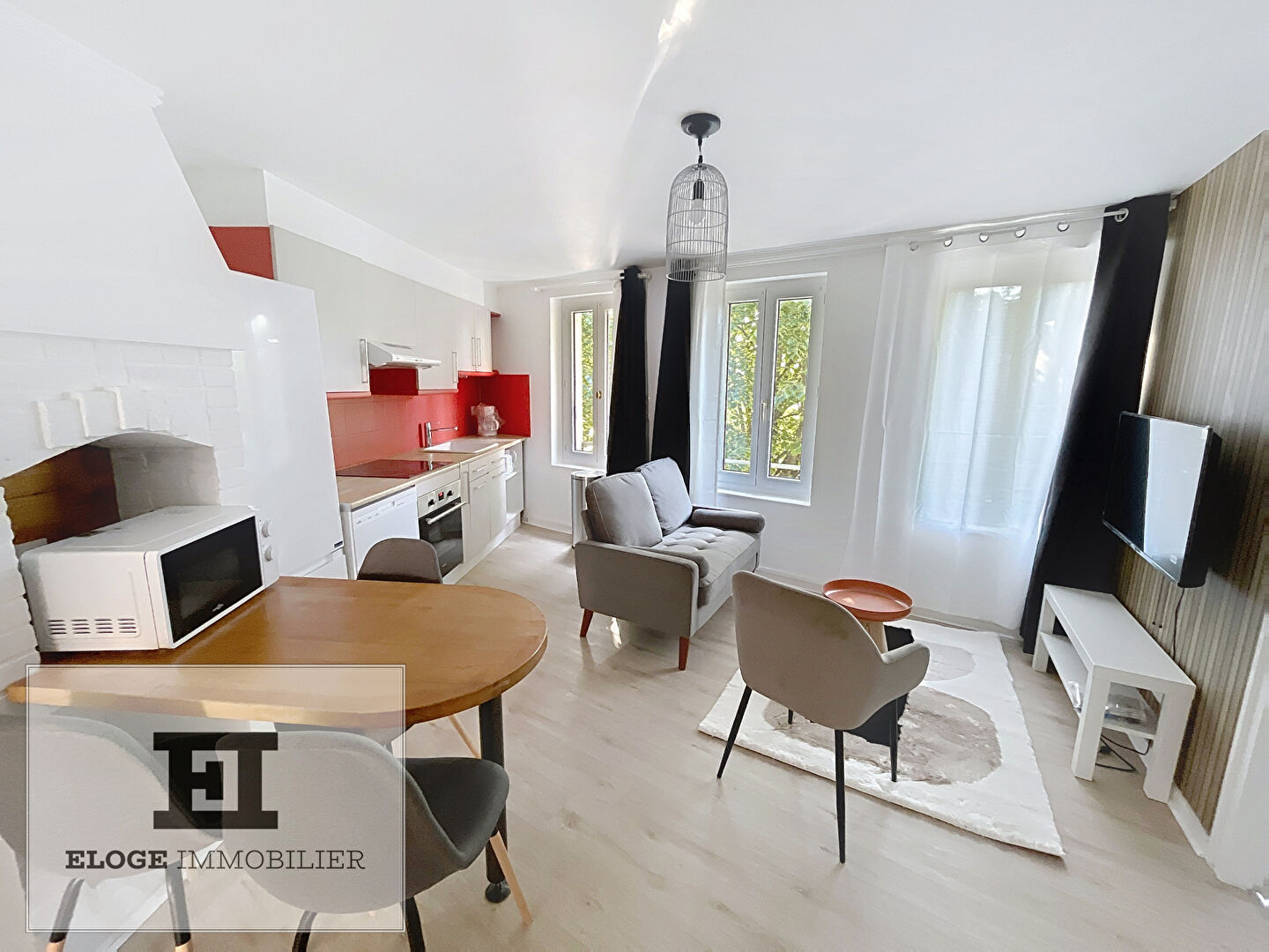 Appartement 4 pièces meublé de 65m² (80m² au sol) - Rouen droite - Secteur Place Beauvoisine