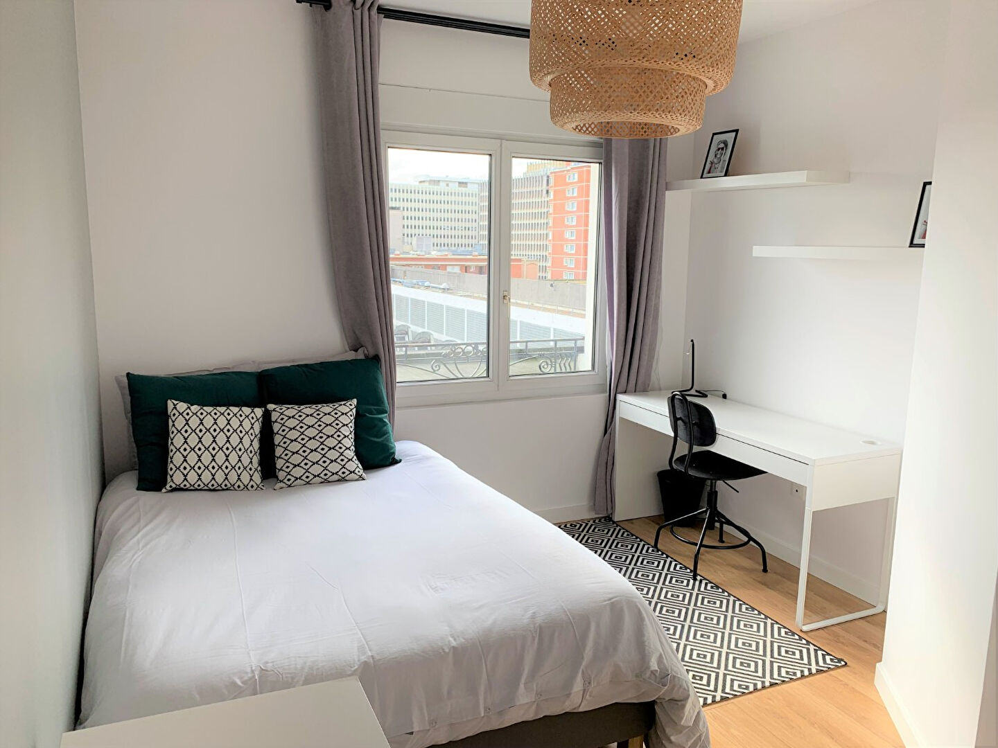 Chambre meublée dans une colocation - Rouen gauche - Secteur Place des Emmurées