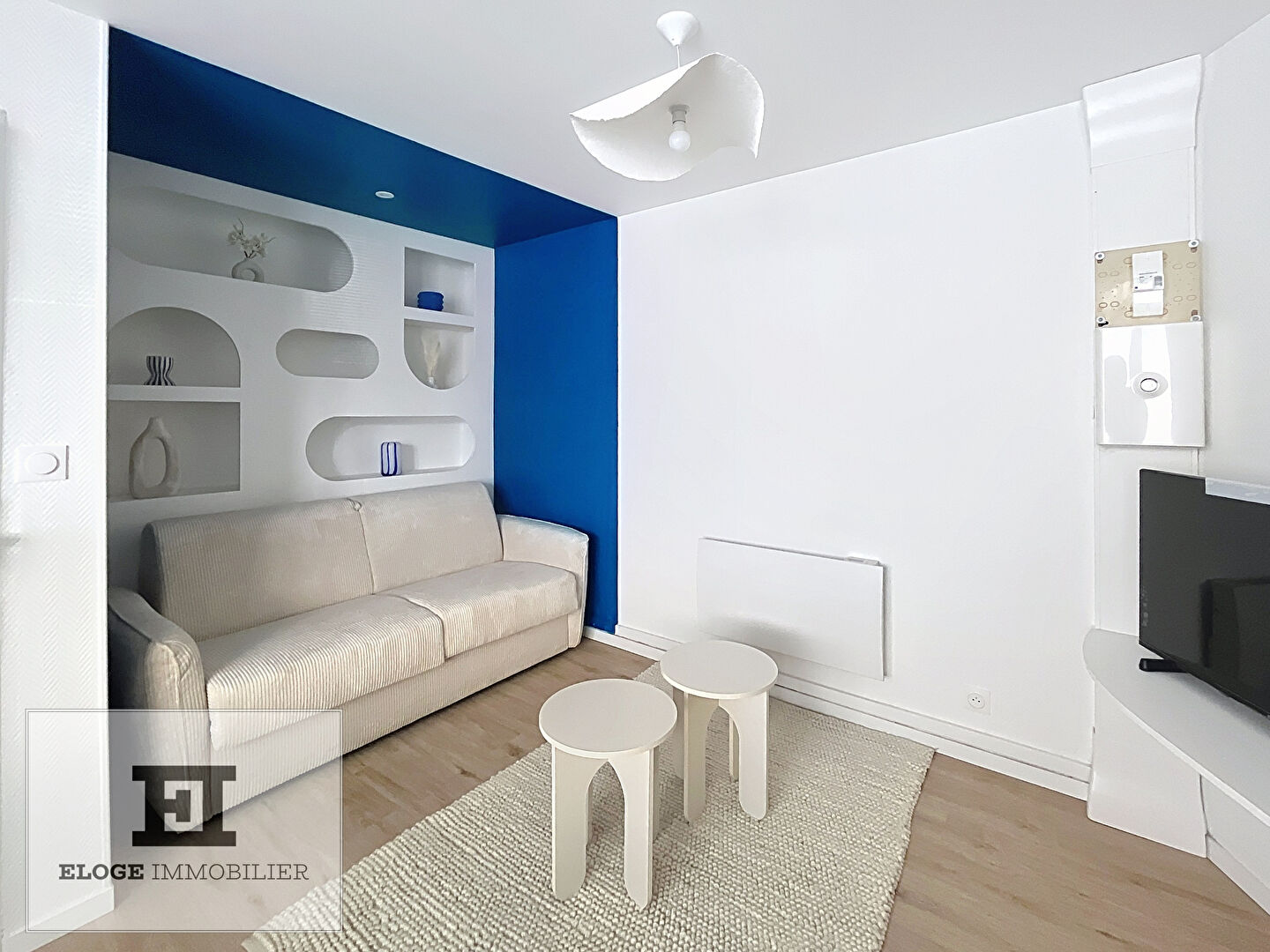 Appartement 1 pièce meublé de 18m² entièrement refait à neuf - Rouen droite - Secteur Beauvoisine / Gare