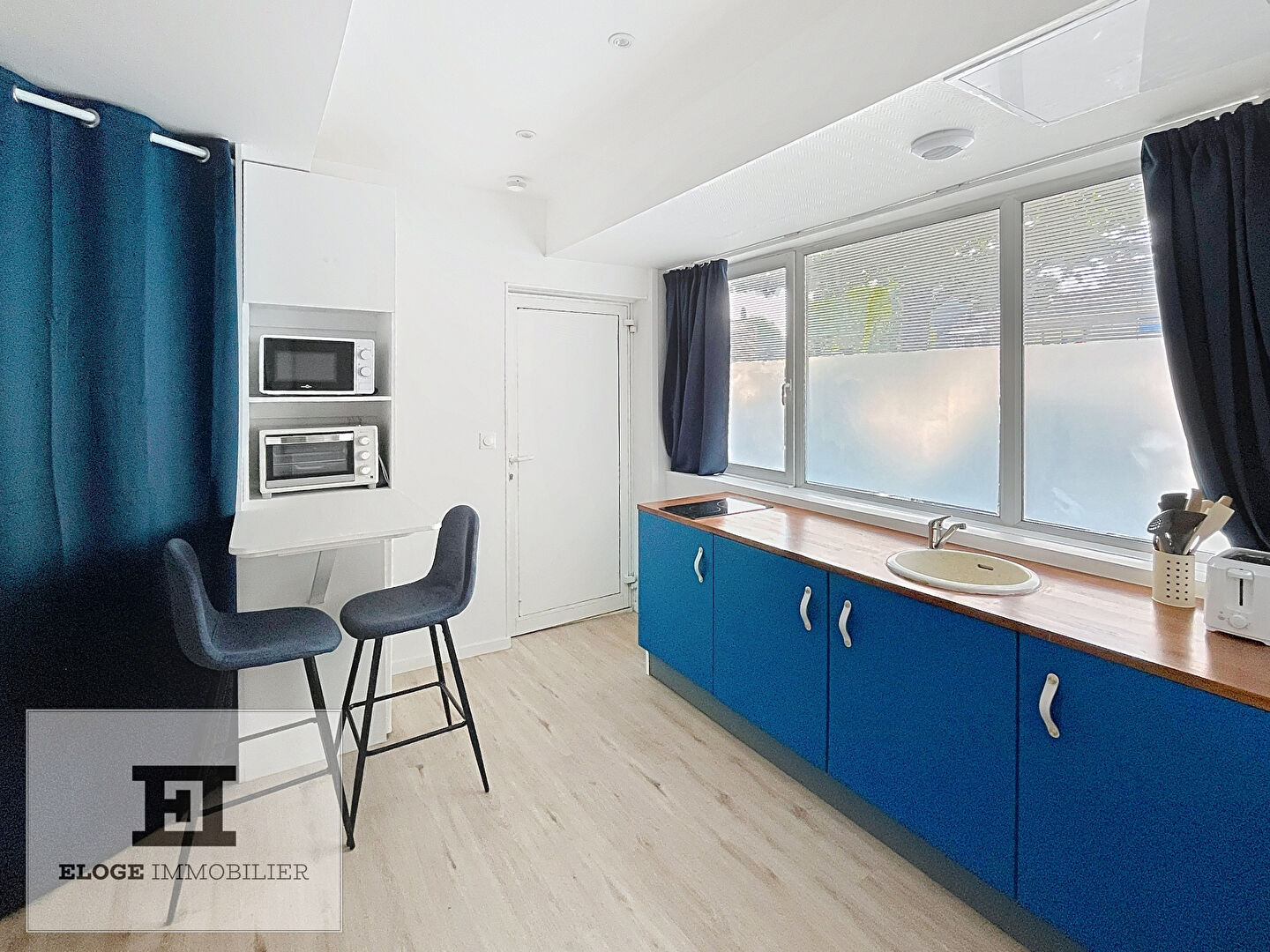 Appartement 1 pièce meublé de 18m² entièrement refait à neuf - Rouen droite - Secteur Beauvoisine / Gare