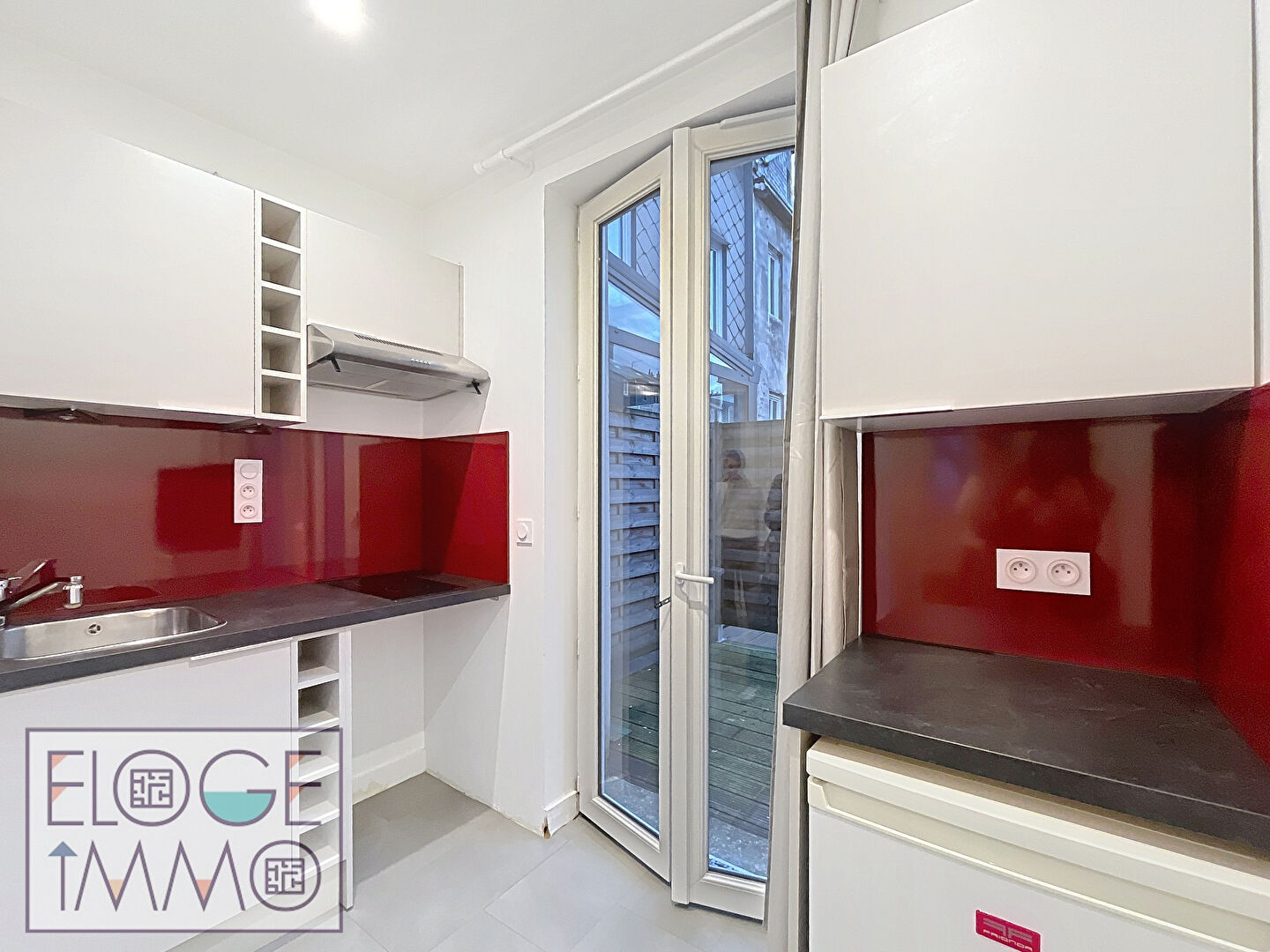 Appartement 1 pièce avec terrasse privative d'environ 9 m², Rouen droite, Secteur Vieux Marché/Cauchoise