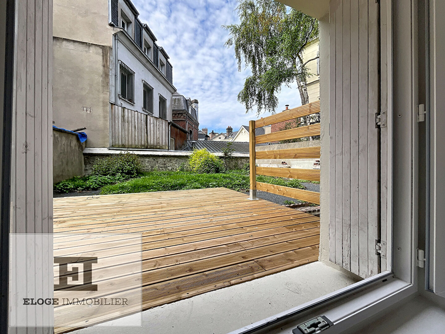 Appartement 2 pièces de 38m² entièrement rénové avec jardin et parking - Rouen droite - Secteur Place Beauvoisine