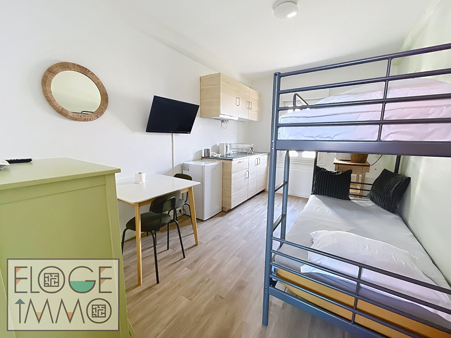 Appartement 1 pièce meublé - Rouen gauche - Secteur Jardin des Plantes / Méridienne