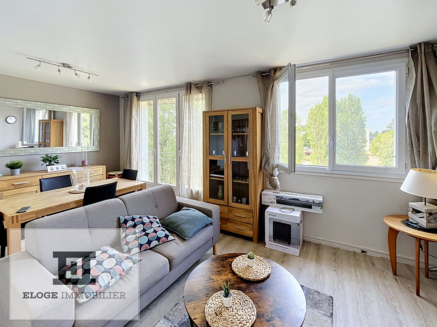 Appartement 3 pièces meublé de 62m² - Rouen droite - Secteur Vallon Suisse / Bihorel