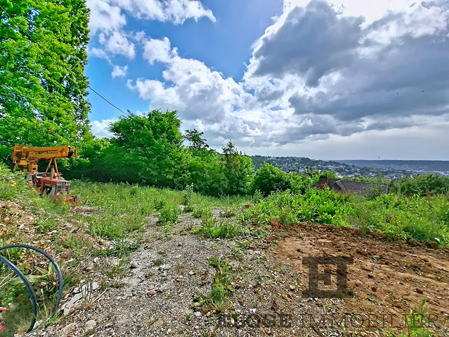 Terrain Mont Saint Aignan vue sur Rouen 857 m2