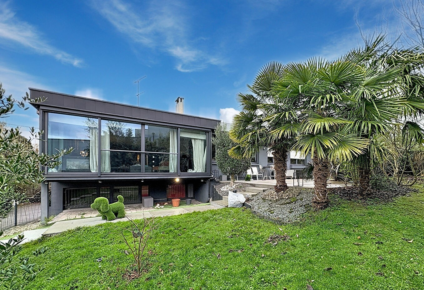 Maison contemporaine de plain pied secteur Résidentiel