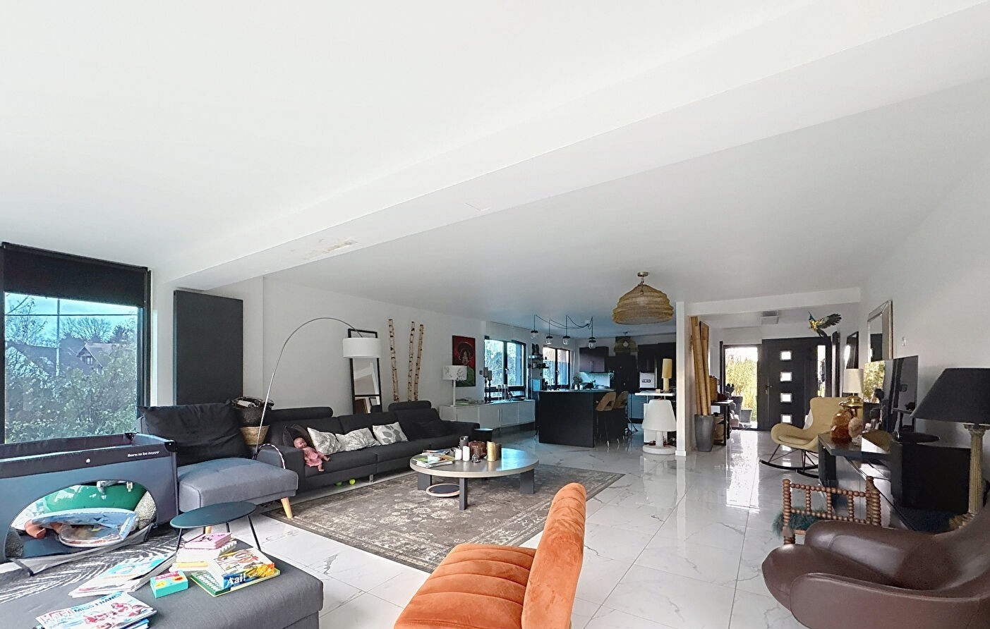 Maison contemporaine de plain pied secteur Résidentiel
