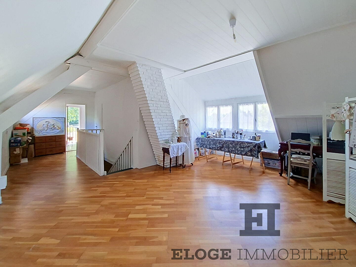 Authentique maison normande en briques 178 m² habitables à Vandrimare