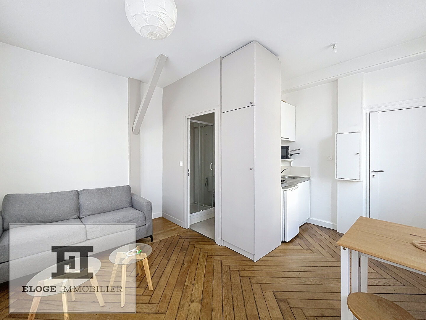 Appartement 1 pièce meublé de 18m² - Rouen droite - Secteur Place Cauchoise