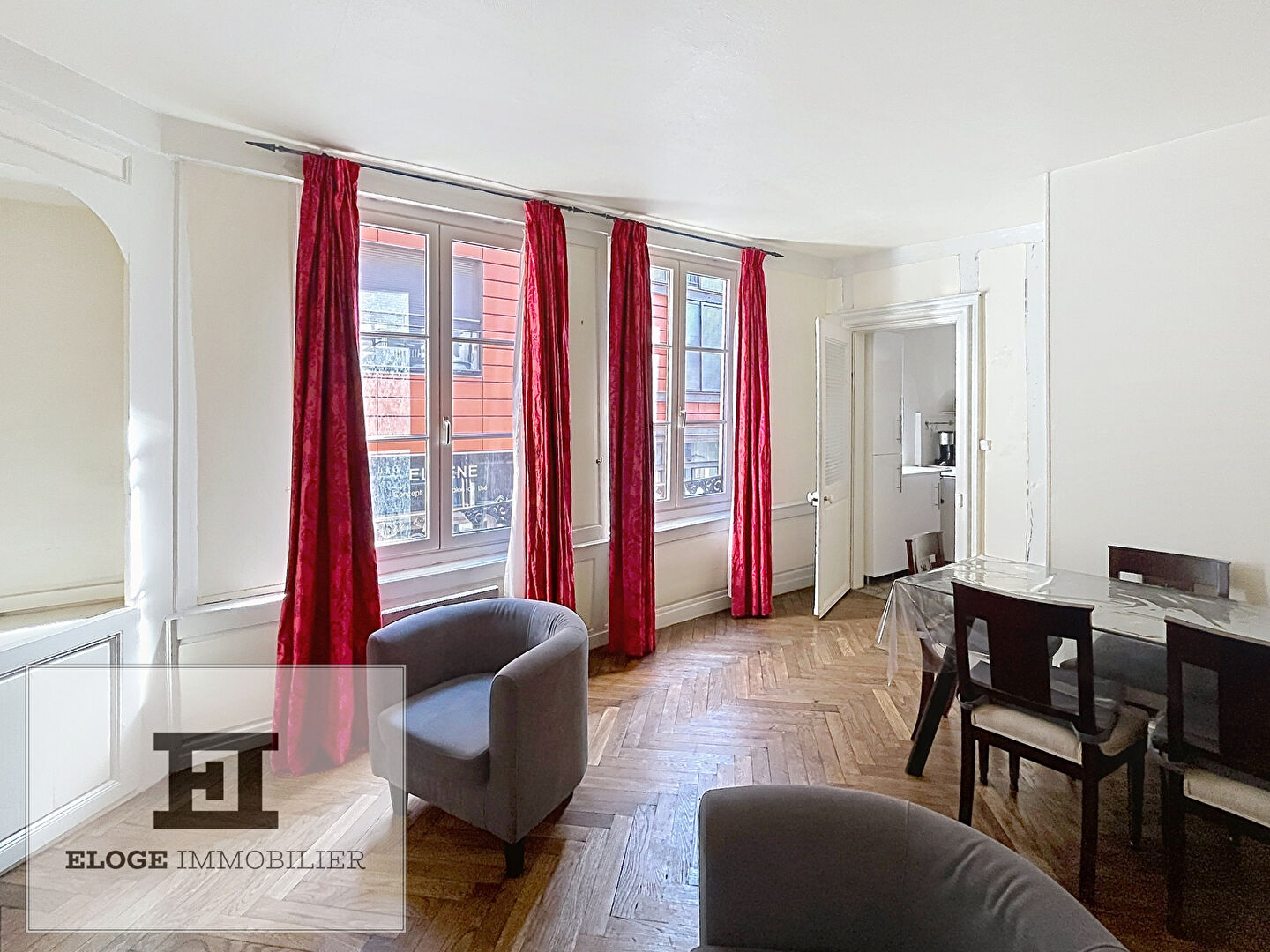 Appartement 2 pièces meublé de 41m² - Rouen droite - Secteur Hotel de Ville / Hypercentre