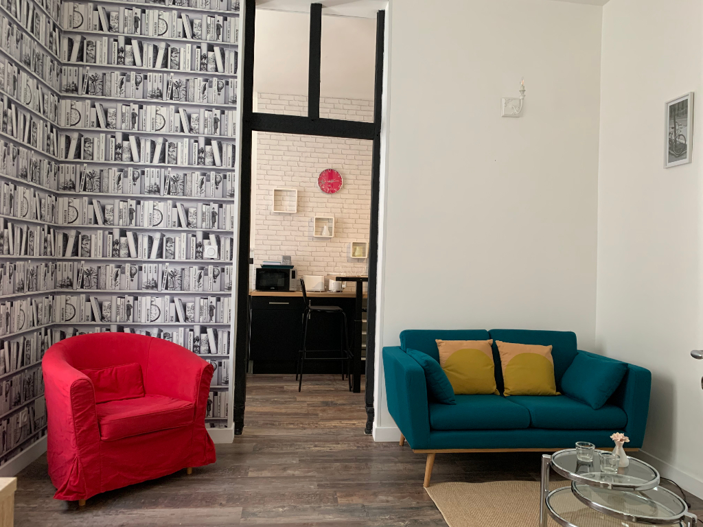 Appartement 2 pièces meublé de 32 m² - Rouen droite - Secteur Préfecture/Cauchoise