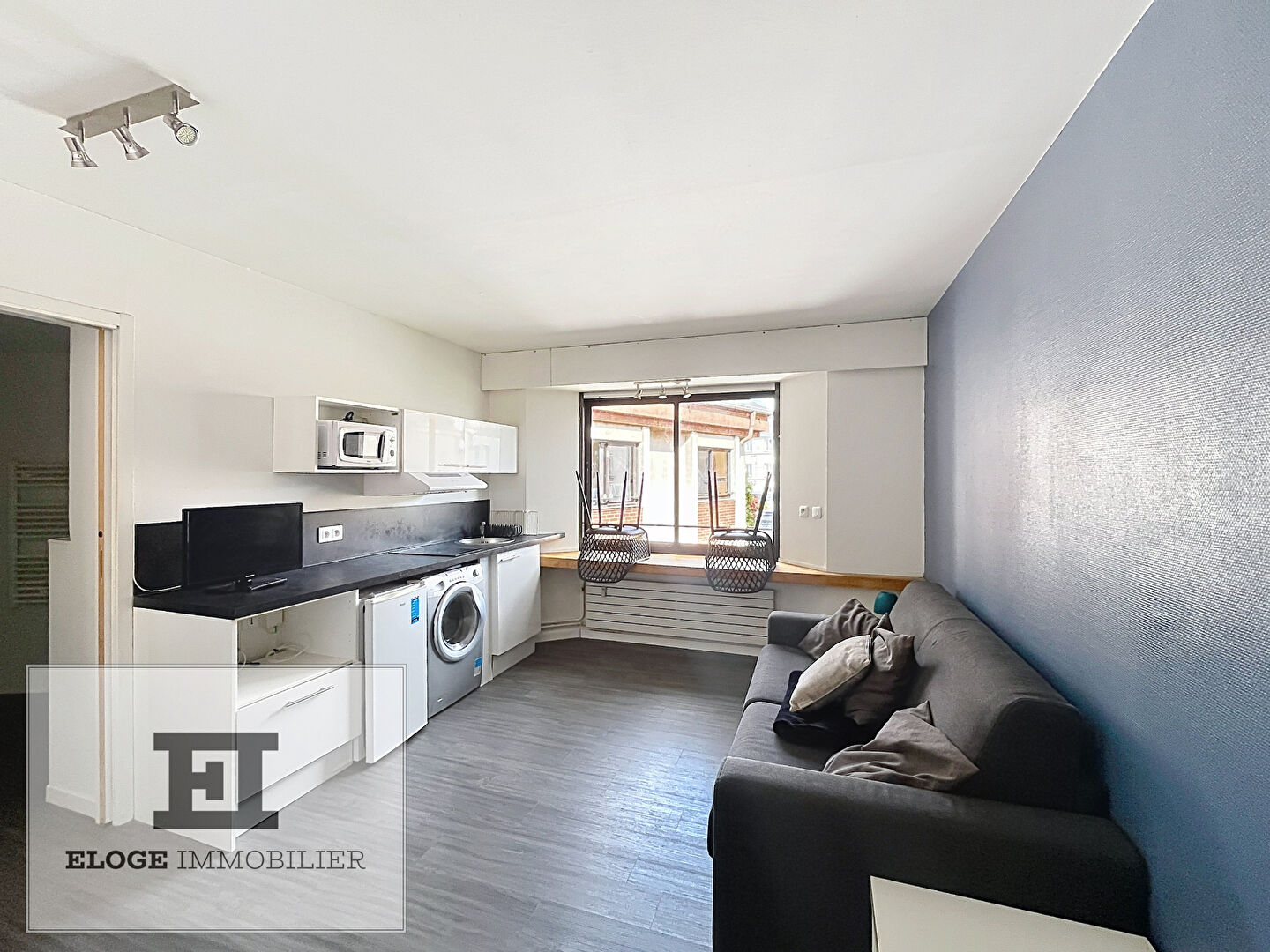 Appartement 1 pièce meublé de 20m² - Rouen droite - Secteur Gare de Rouen