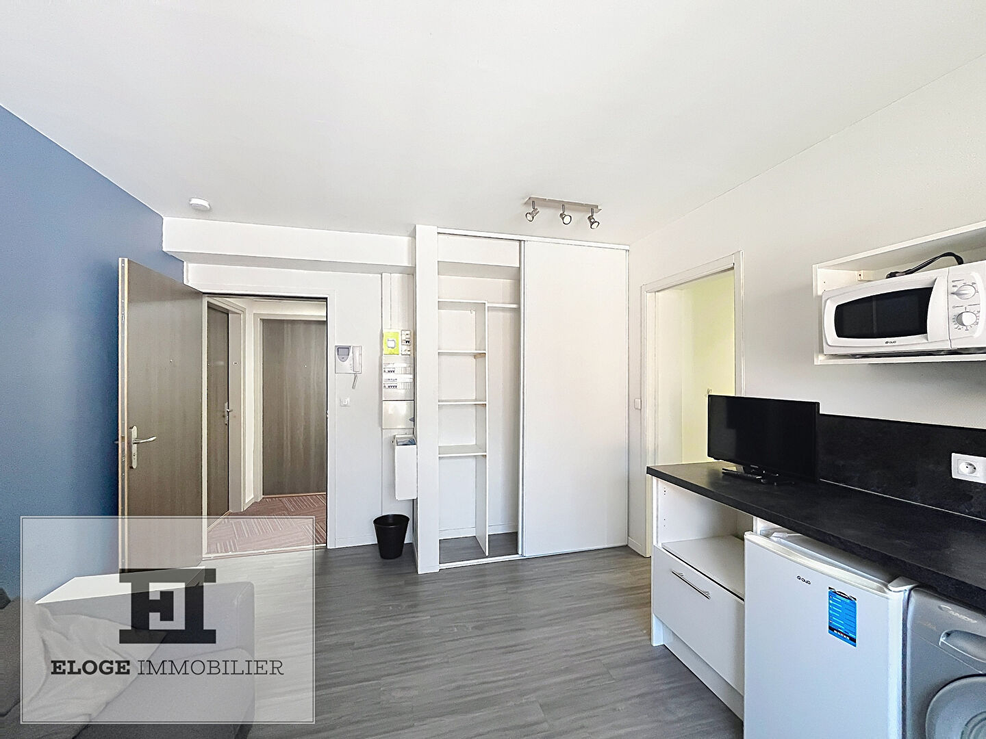 Appartement 1 pièce meublé de 20m² - Rouen droite - Secteur Gare de Rouen