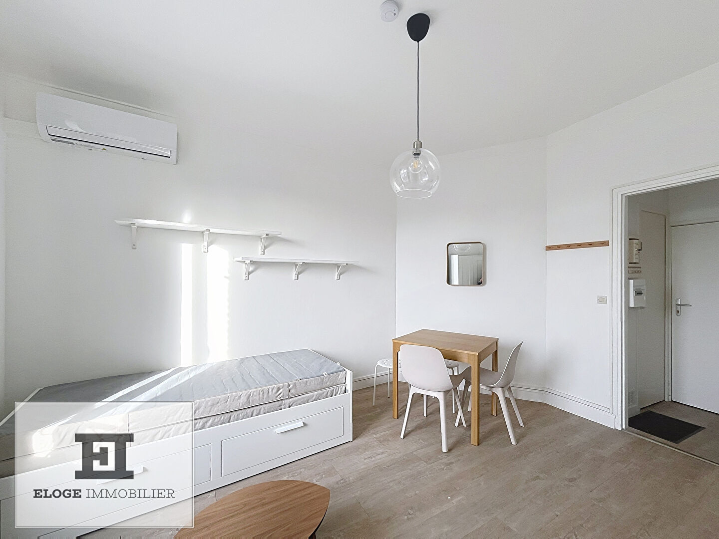 Appartement 1 pièce meublé de 20m² - Rouen droite - Secteur Préfecture / Boulevard des Belges