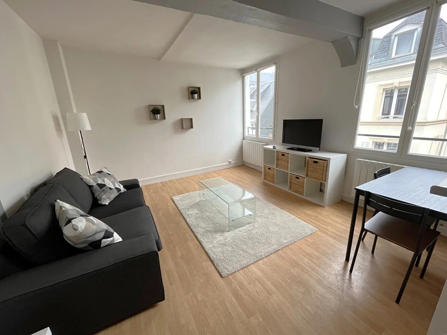 Appartement 2 pièces meublé de 37m² - Rouen droite - Secteur Hôtel de Ville