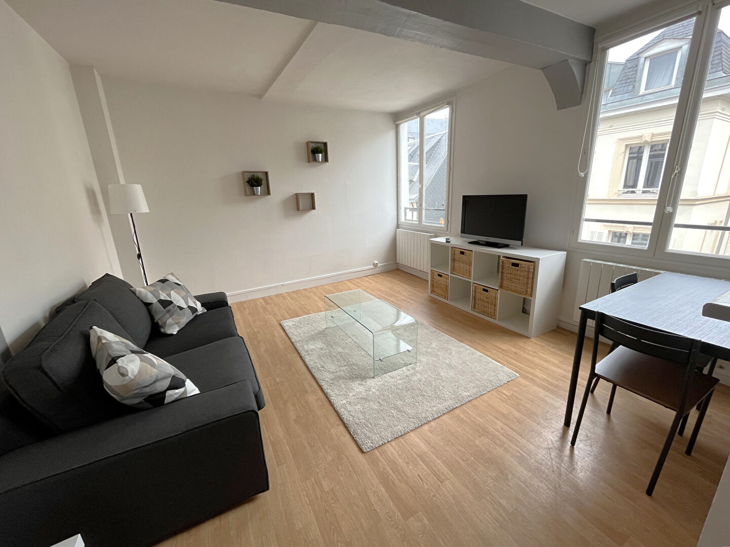 Appartement 2 pièces meublé de 37m² - Rouen droite - Secteur Hôtel de Ville