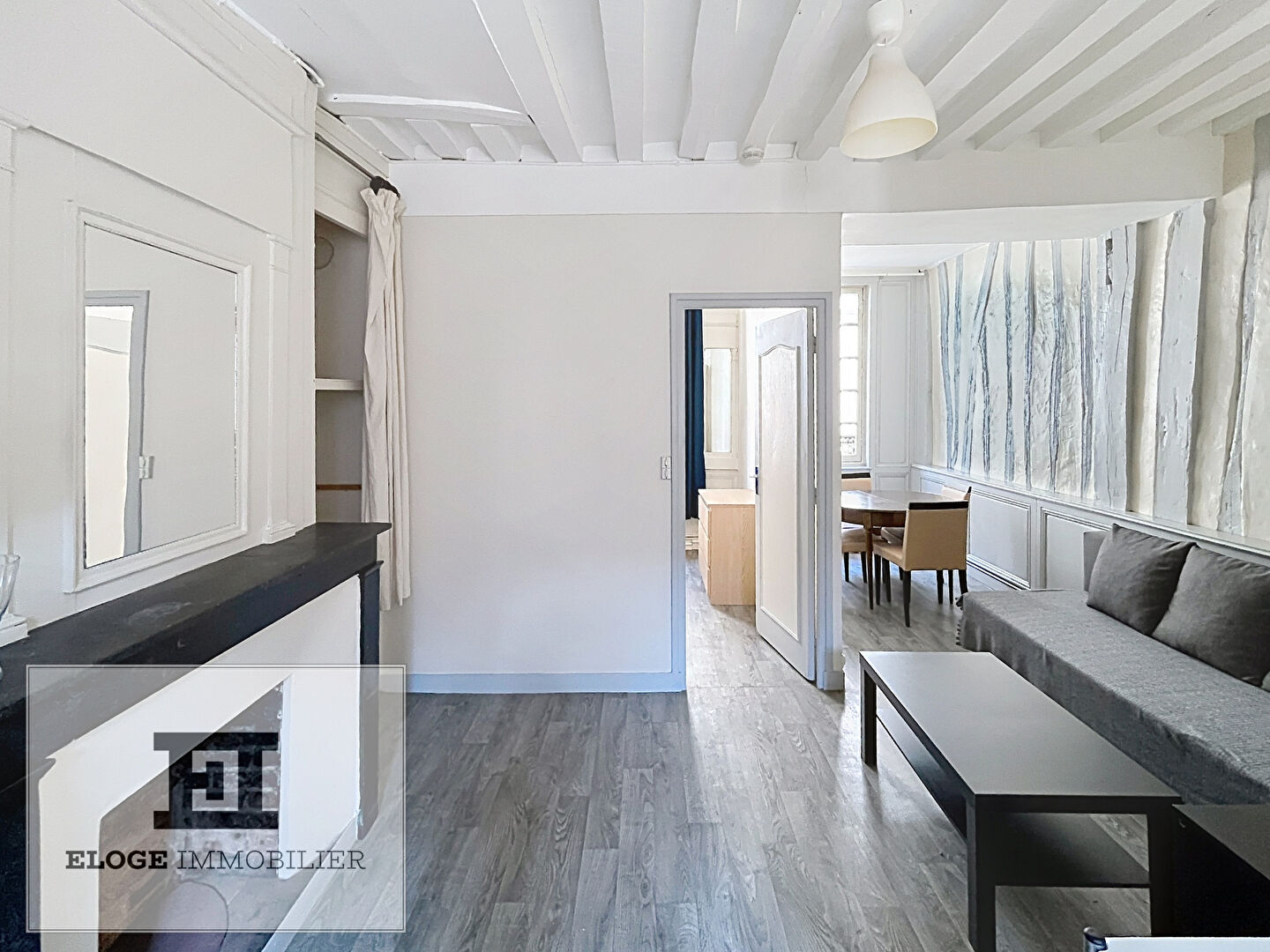 Appartement 2 pièces meublé de 38 m² - Rouen droite - Hypercentre