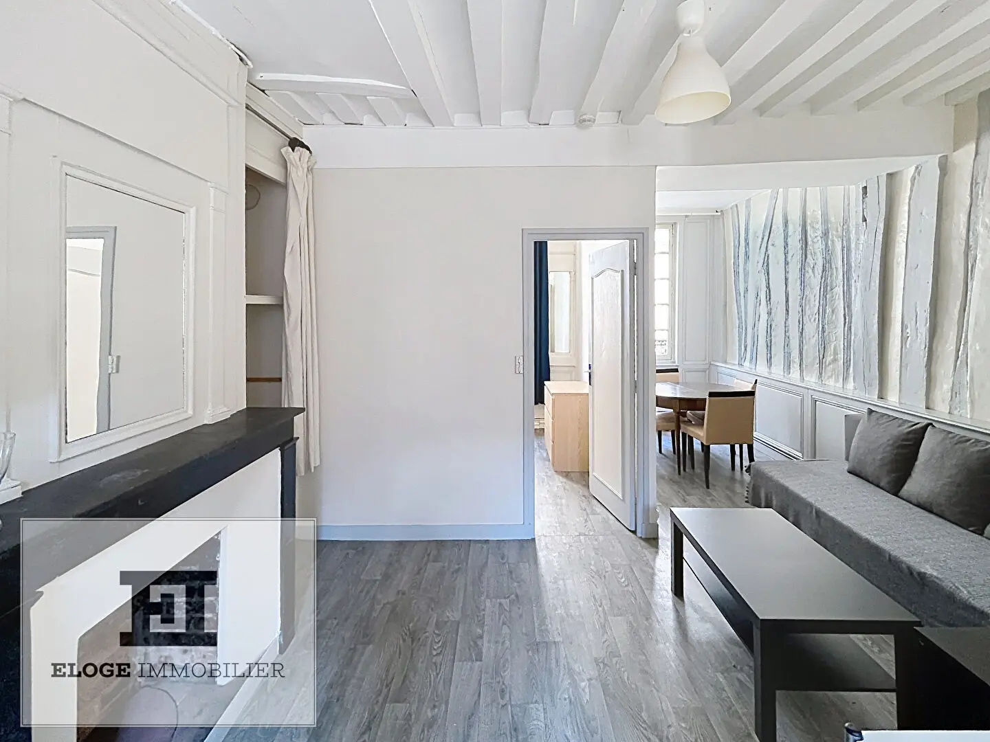 Appartement 2 pièces meublé de 38 m² - Rouen droite - Hypercentre