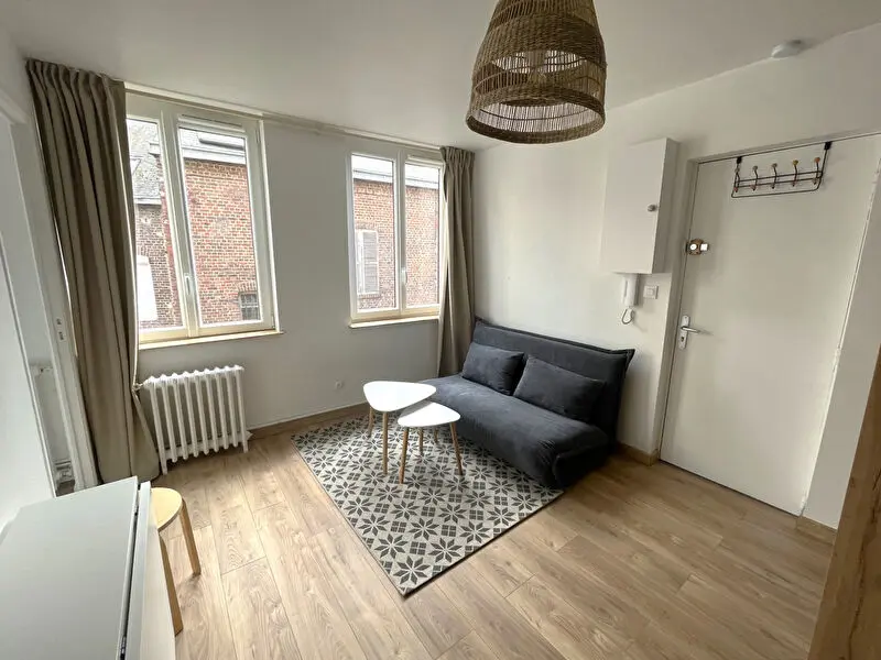 Appartement 1 pièce meublé de 22m² - Rouen droite - Hypercentre - Secteur St Patrice