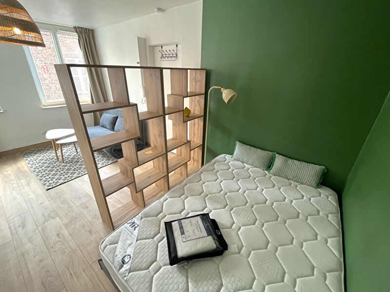 Appartement 1 pièce meublé de 22m² - Rouen droite - Hypercentre - Secteur St Patrice
