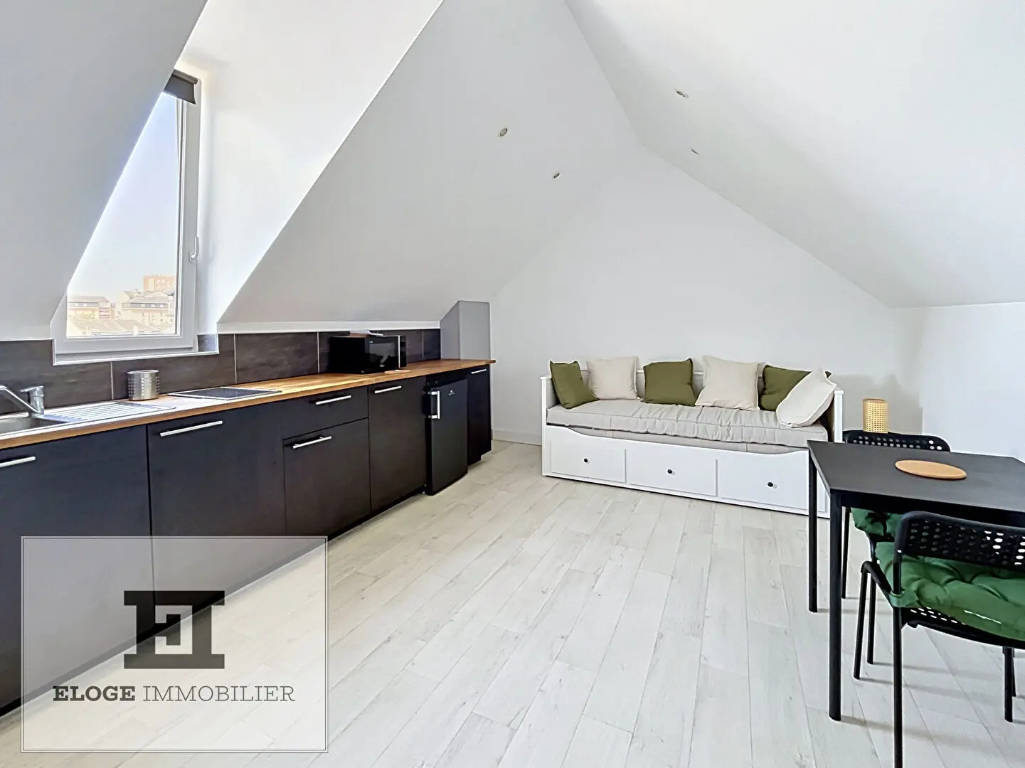 Appartement 1 pièce meublé de 18m² (14m² en Carrez) - Rouen gauche - Jardin des Plantes