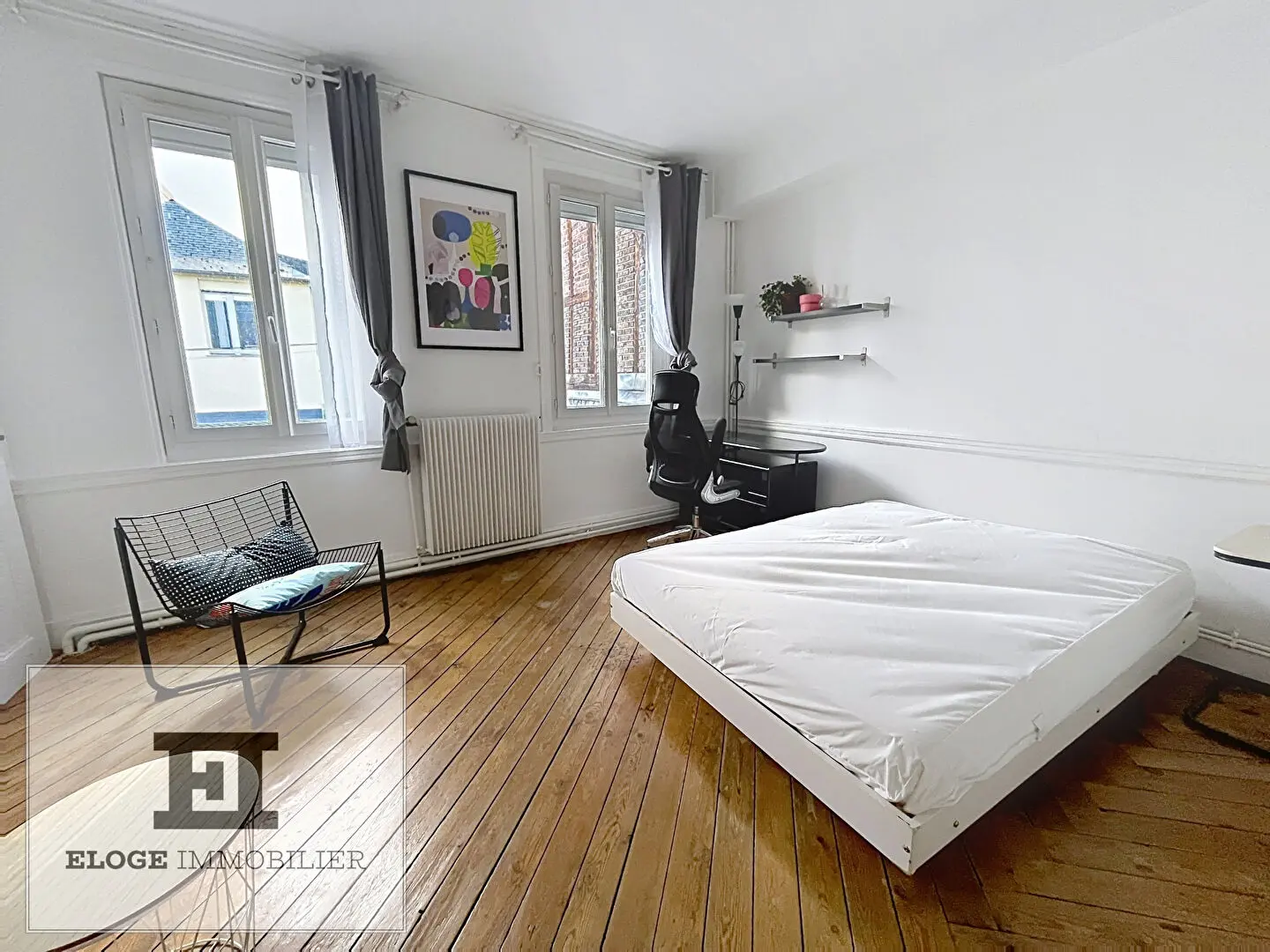 Appartement 1 pièce meublé de 21m² - Rouen droite - Secteur Préfecture / Fac de droit