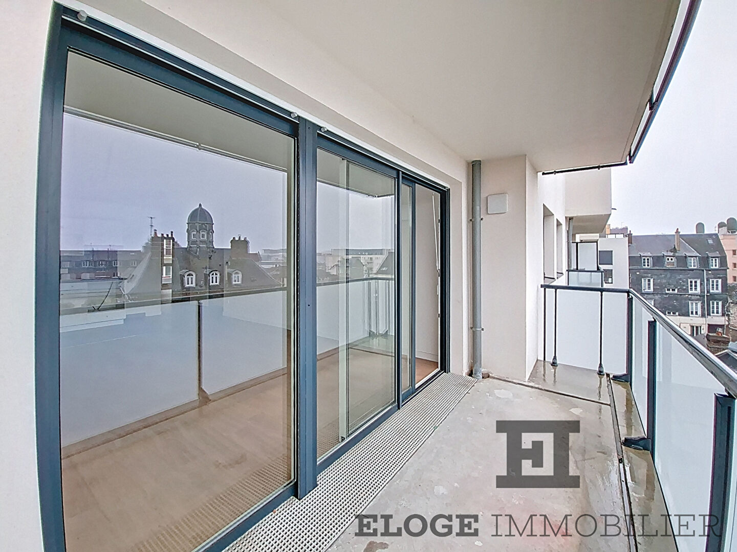 Appartement Rouen T3 récent, terrasse, ascenseur et parking