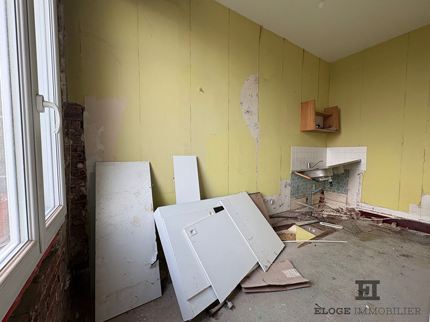 Appartement à vendre - Plateau à aménager - 54 m² - 1 chambre - Rouen proche gare