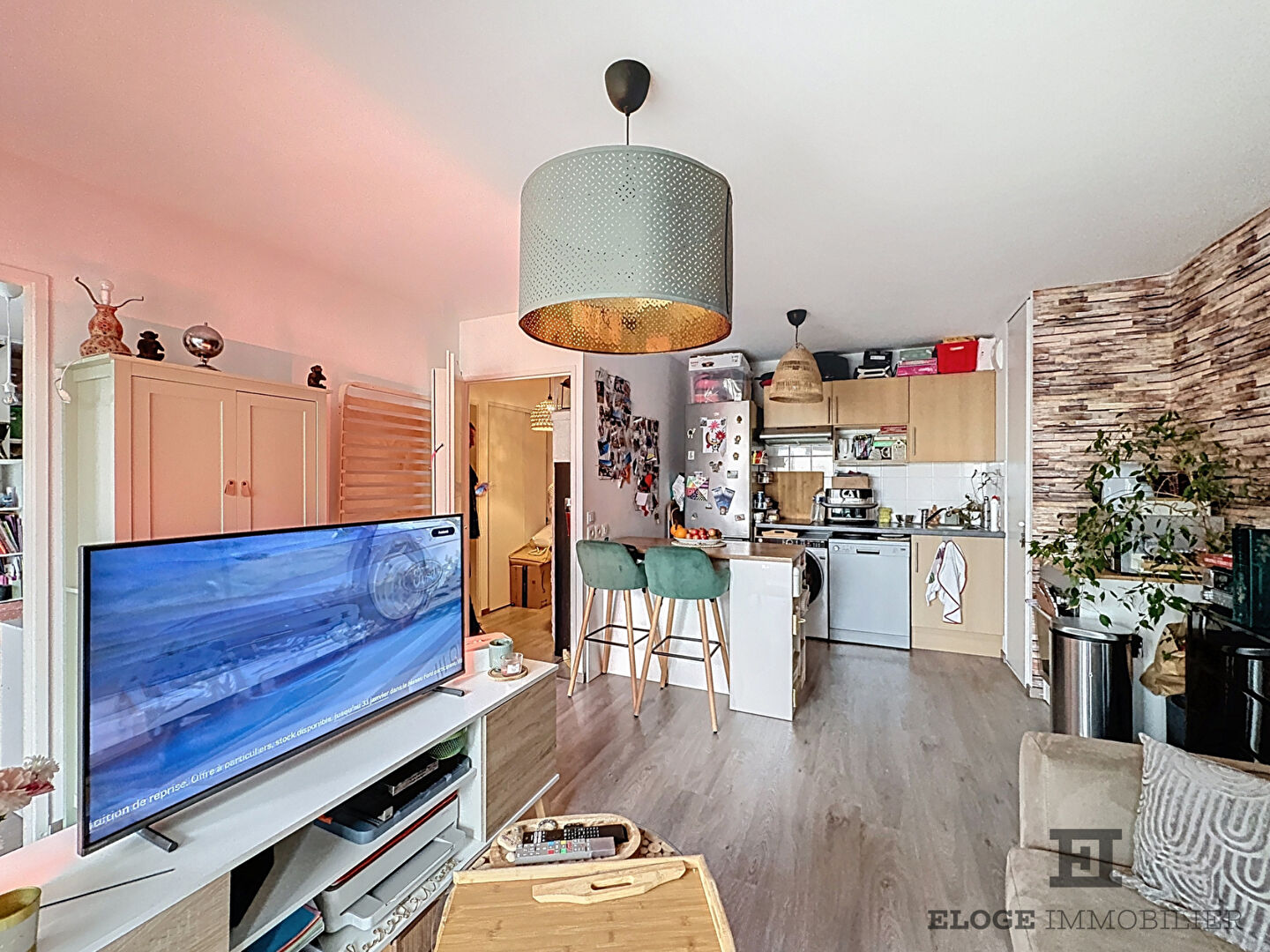 Bois-Guillaume - T2 moderne avec balcon, ascenseur et double stationnement Vendu loué