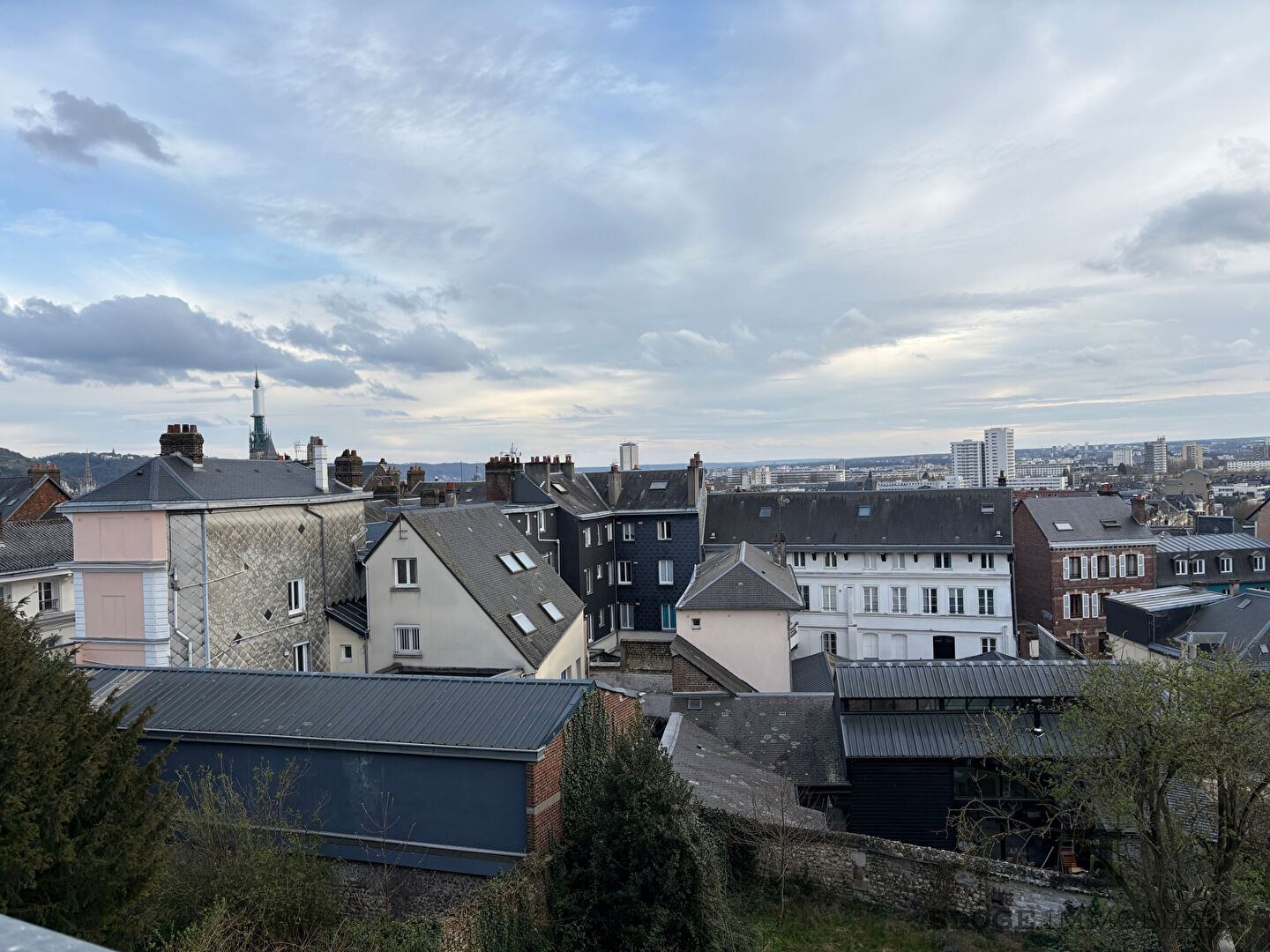 Appartement à vendre avec vue - Plateau à aménager - 31 m² - 1 chambre - Rouen proche gare