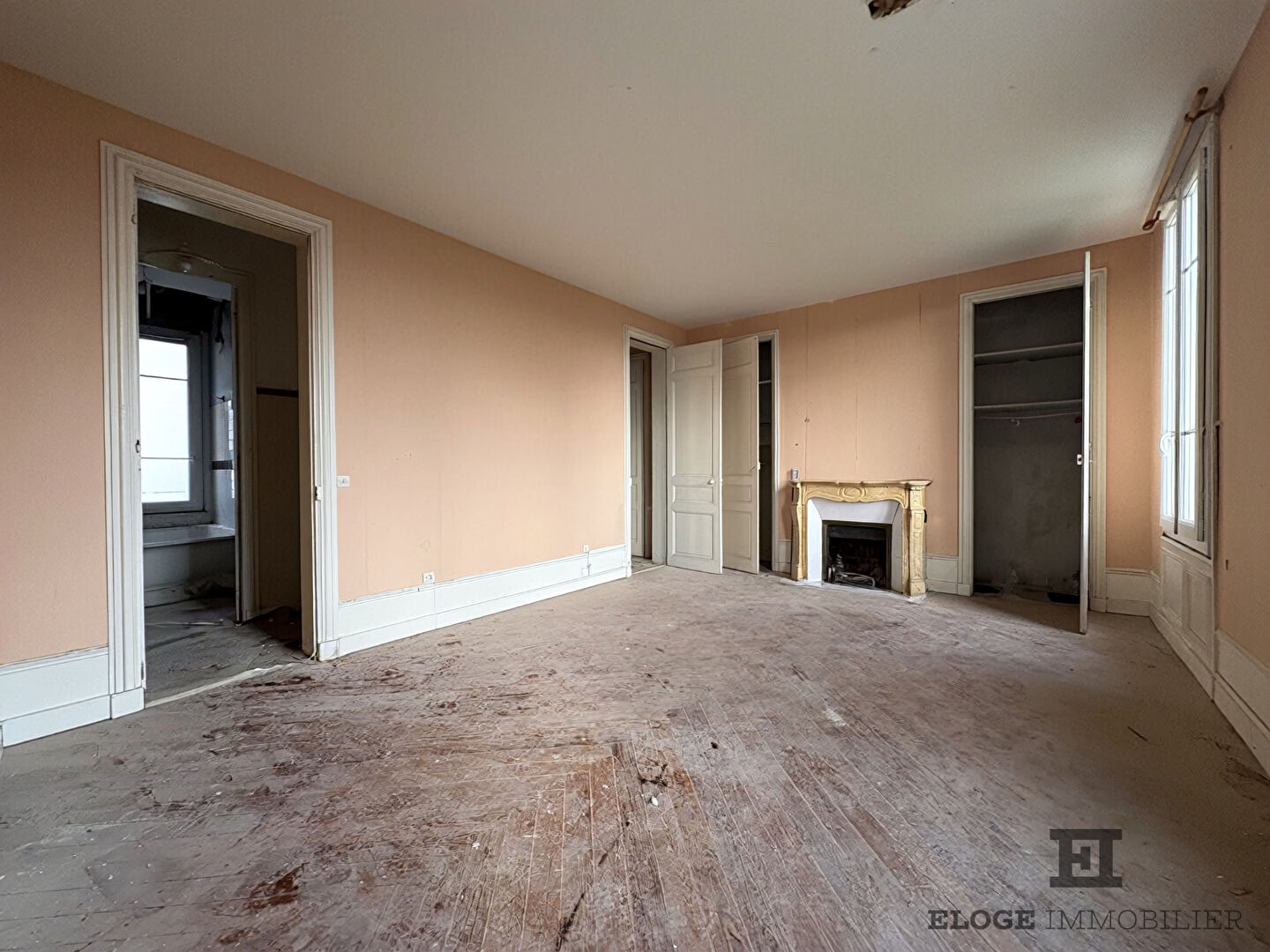 Appartement à vendre - Plateau à aménager - 54 m² - 1 chambre - Rouen proche gare