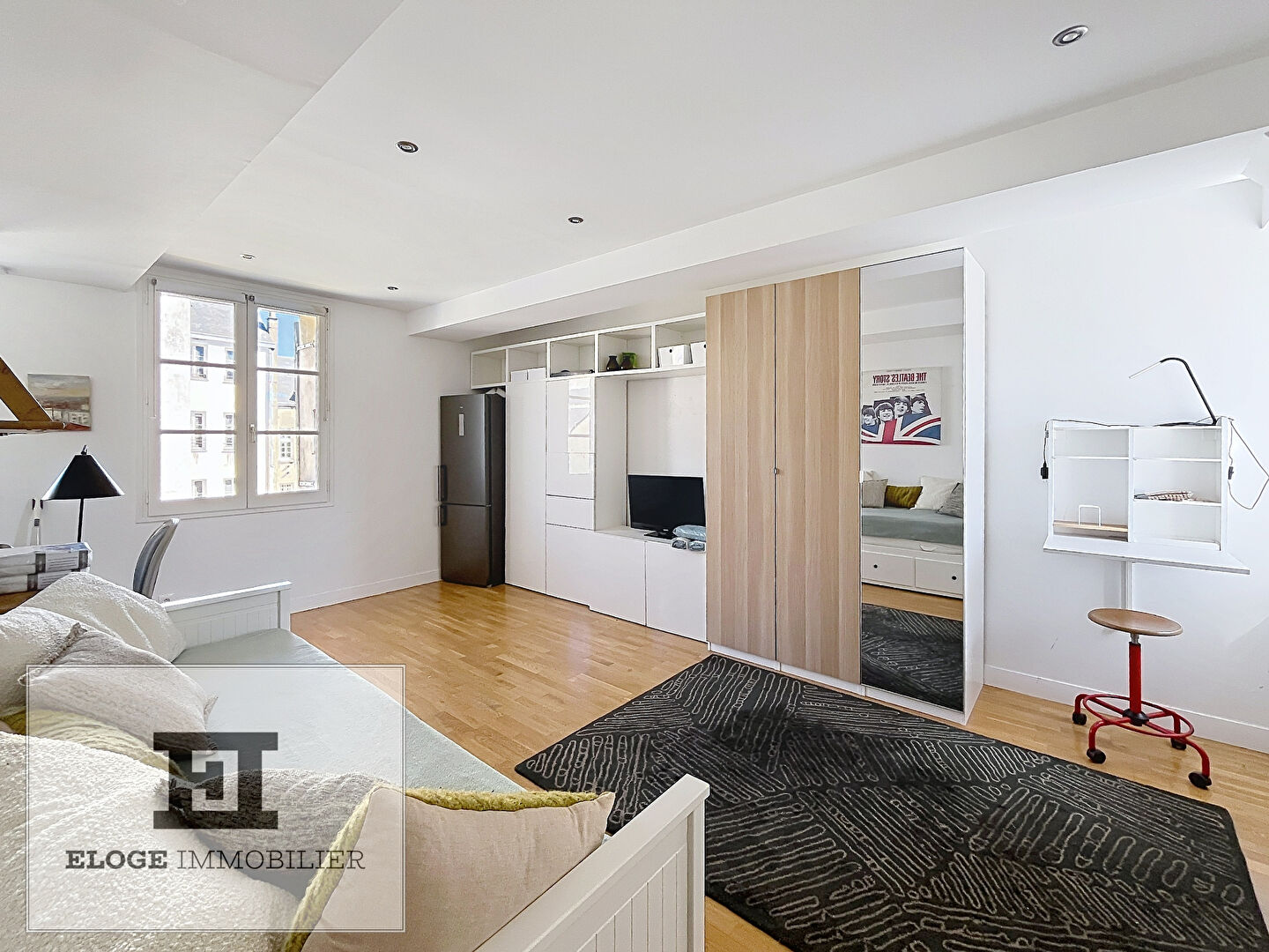 Appartement 1 pièces meublé de 31m - Rouen droite - Secteur Cathédrale - Hypercentre