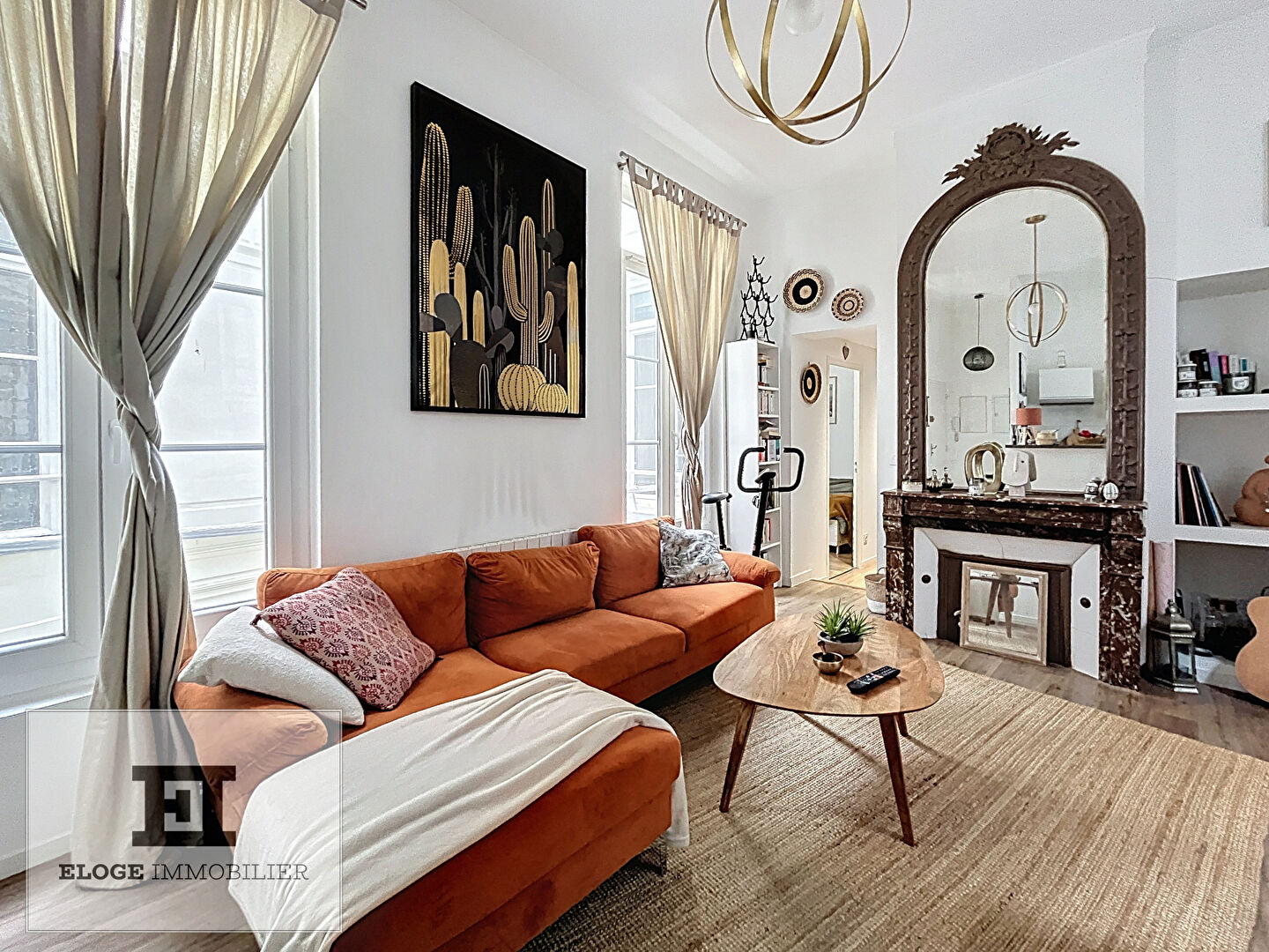 Appartement 3 pièces de 56m² - Rouen droite - Secteur Place du Vieux Marché