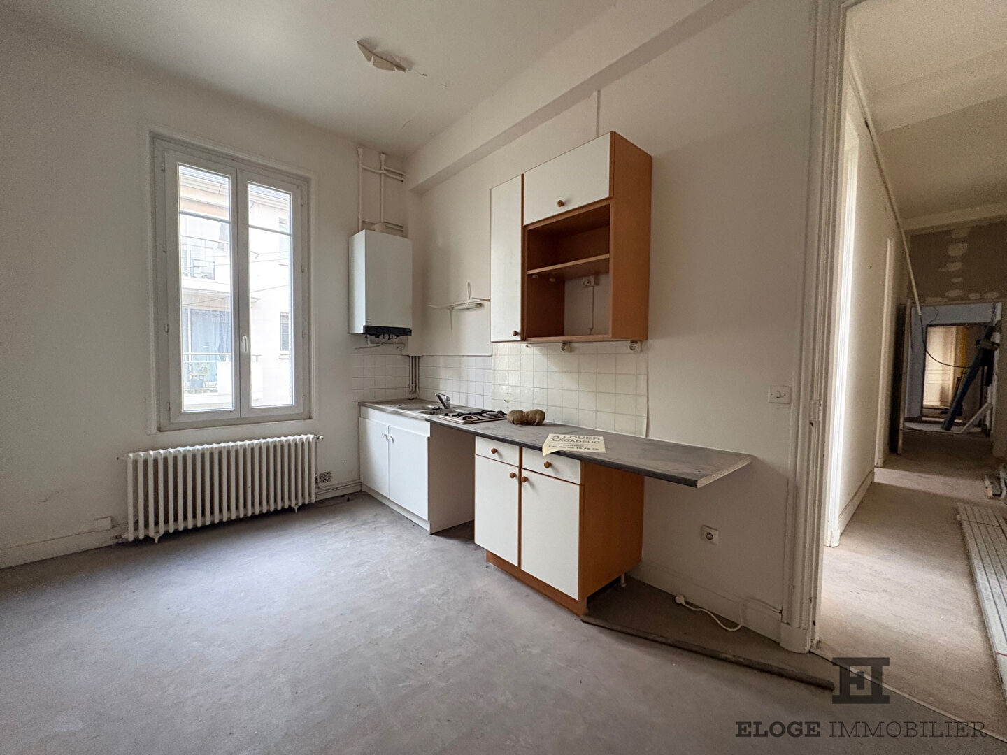 Appartement à vendre - Plateau à aménager - 43 m² - 1 chambre - Rouen proche gare