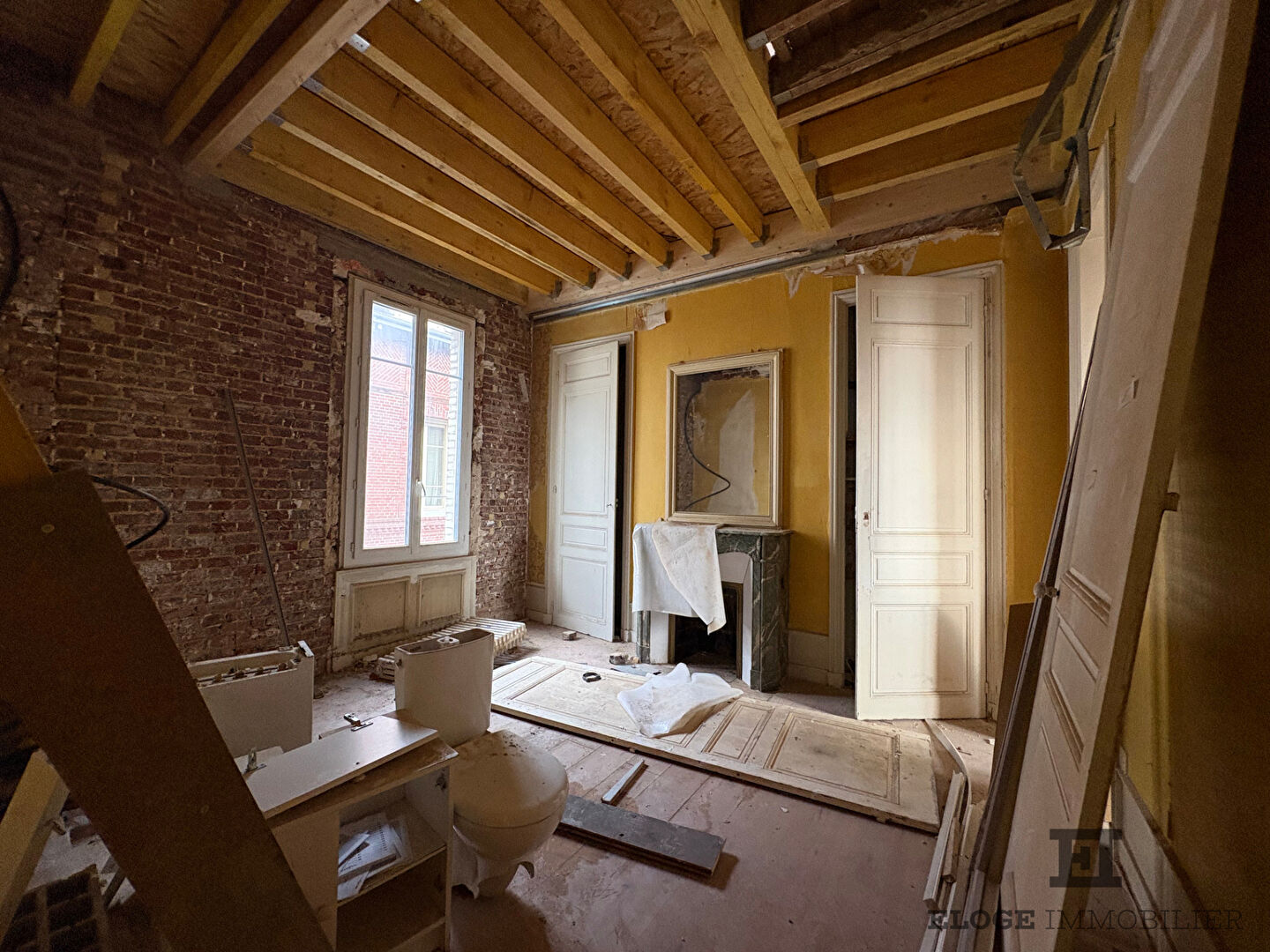 Appartement à vendre - Plateau à aménager - 54 m² - 1 chambre - Rouen proche gare